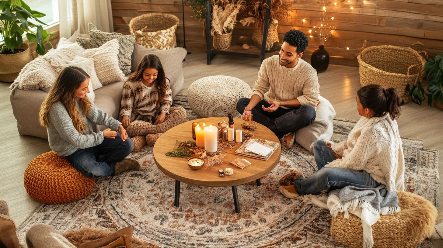 Family bonding week. Learn how your home decor helps a family bond.