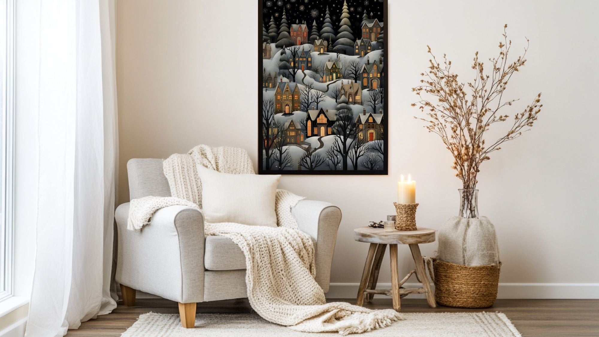 Styling Tips: How to Decorate with Winter-Inspired Wall Art