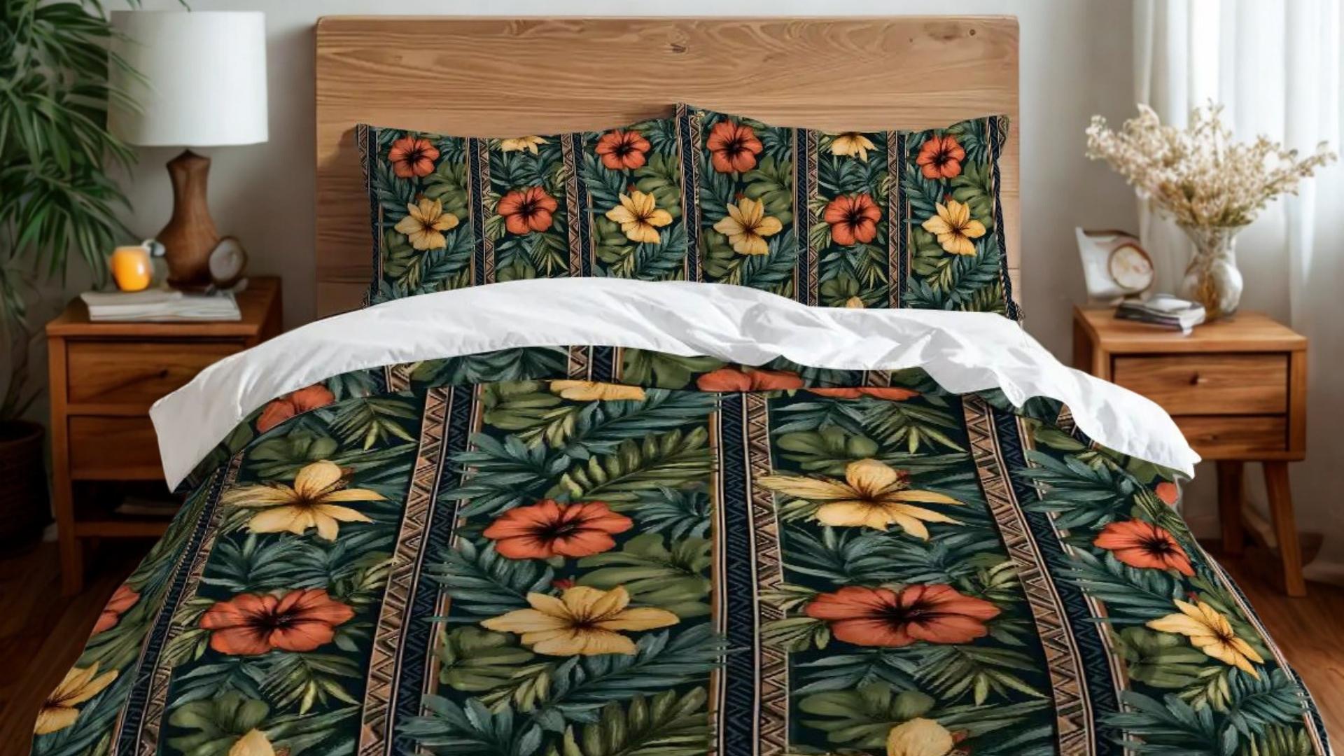 Exotic Jungle Duvet Covers for Bedroom Style