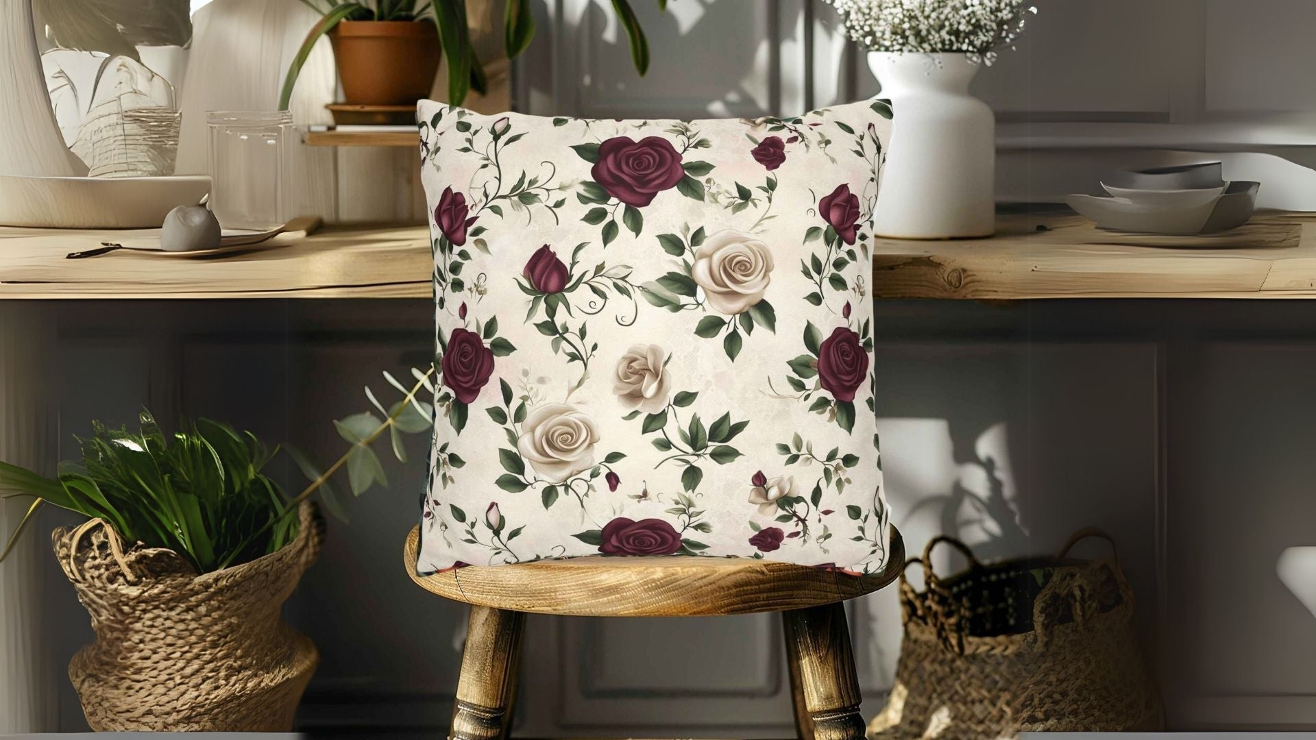 Classic Floral Pillows: Decorative Accents for Your Home