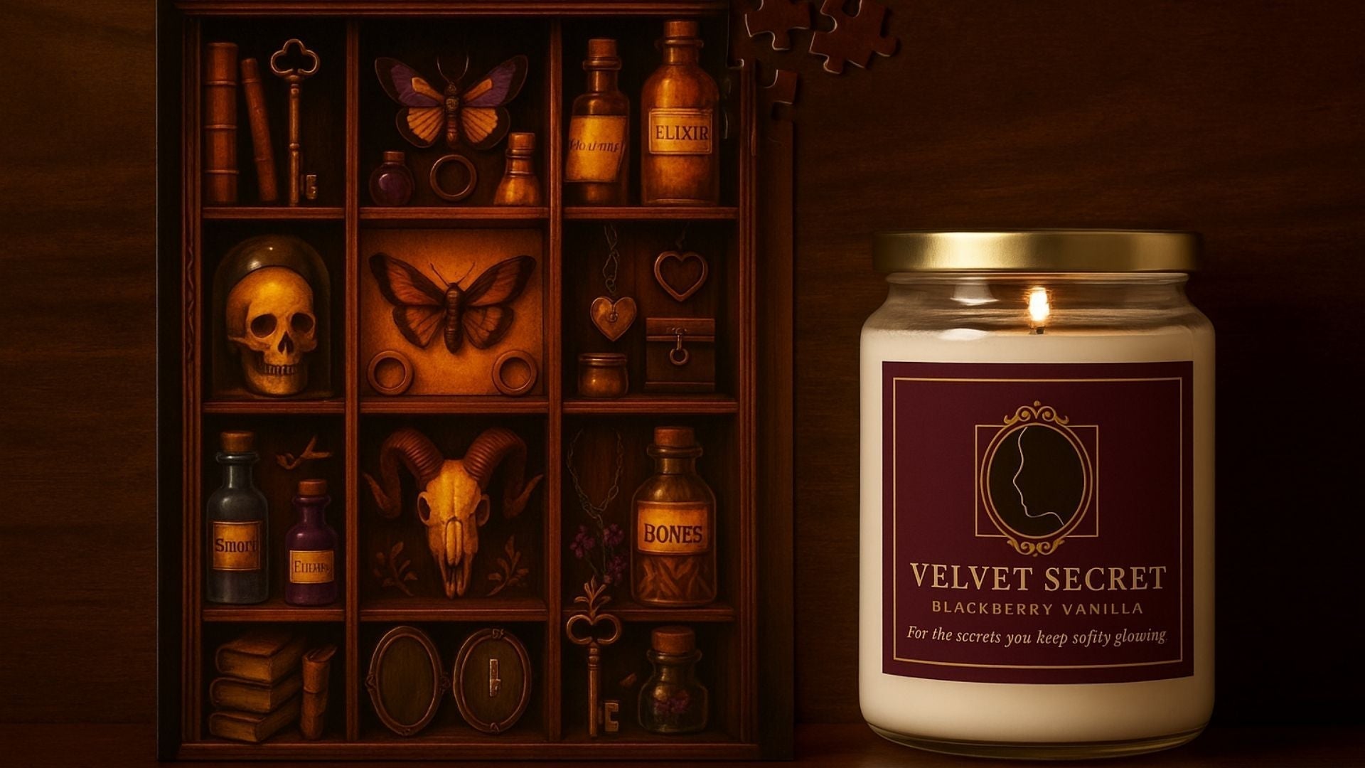 The Story Behind The Cabinet: A Puzzle, Candle, and a Mystery