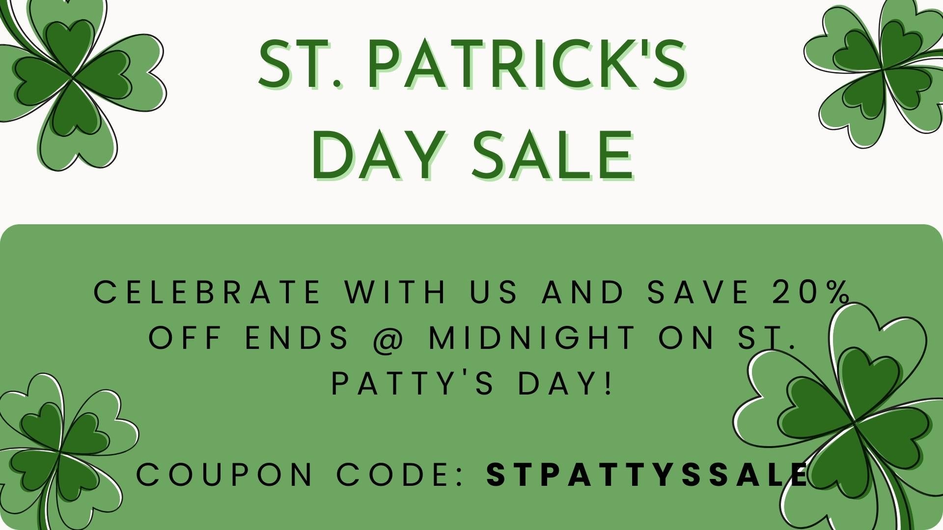 St. Patrick’s Day Sale: Save 20% on Cozy Home Essentials!