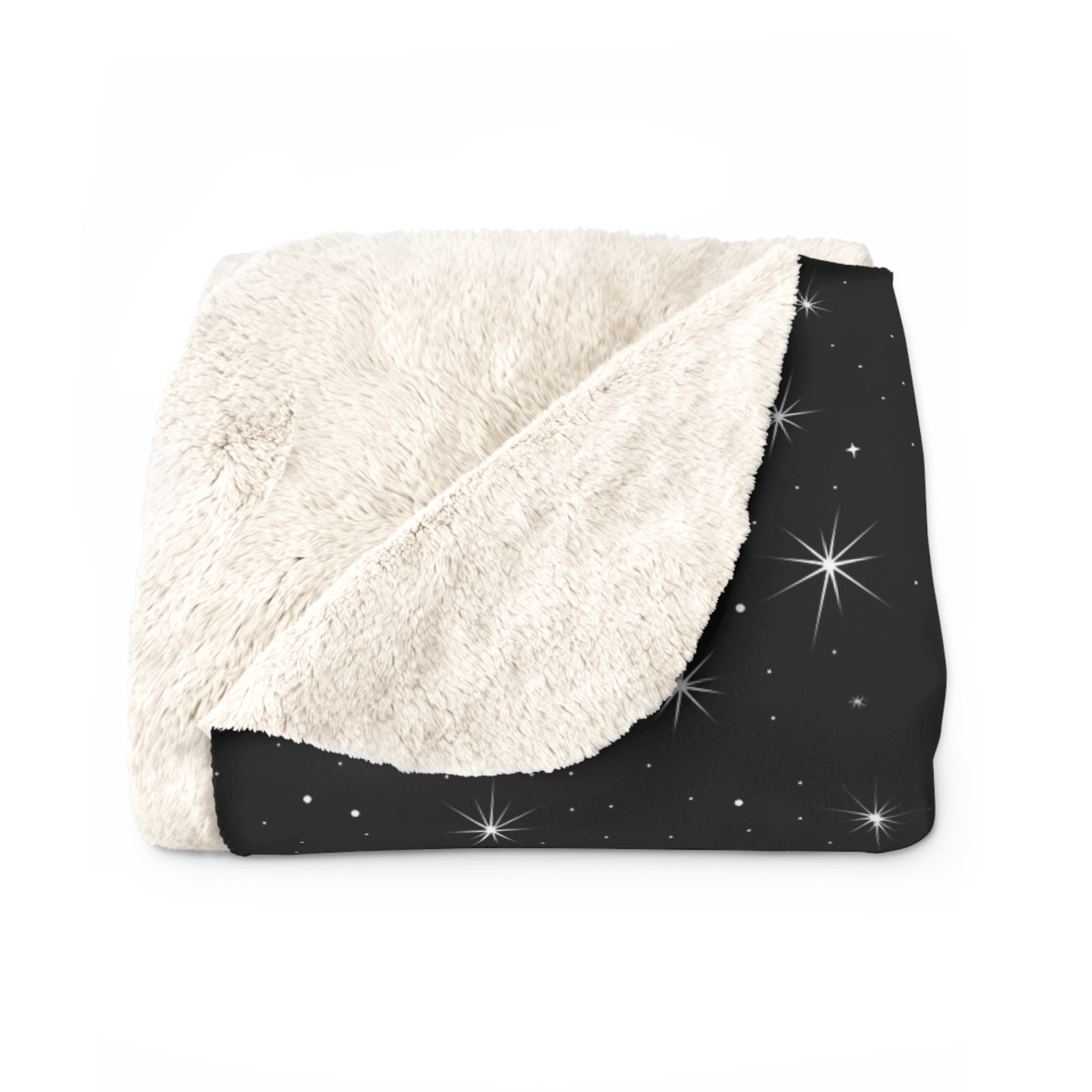 Starry Night Sky Blanket in Velveteen or Sherpa