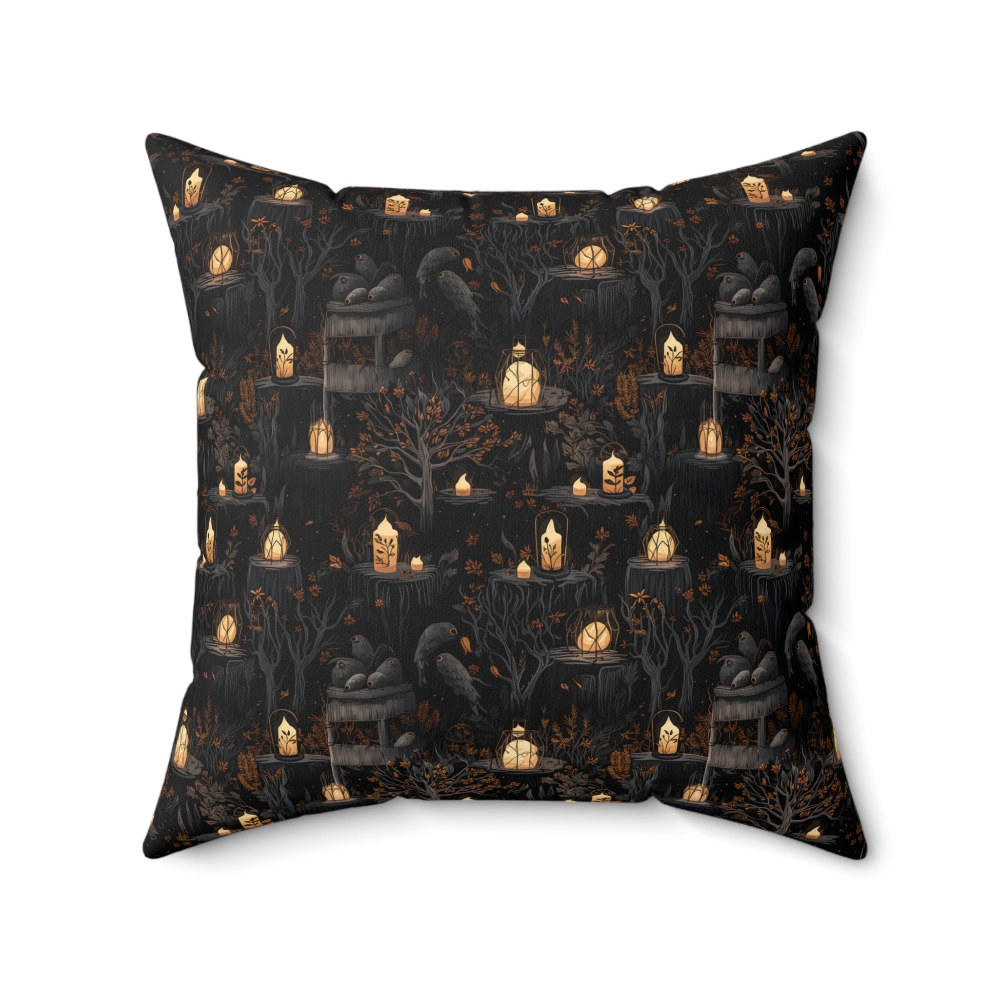 Ravenous Woods Faux Suede Pillow or Pillow Cover