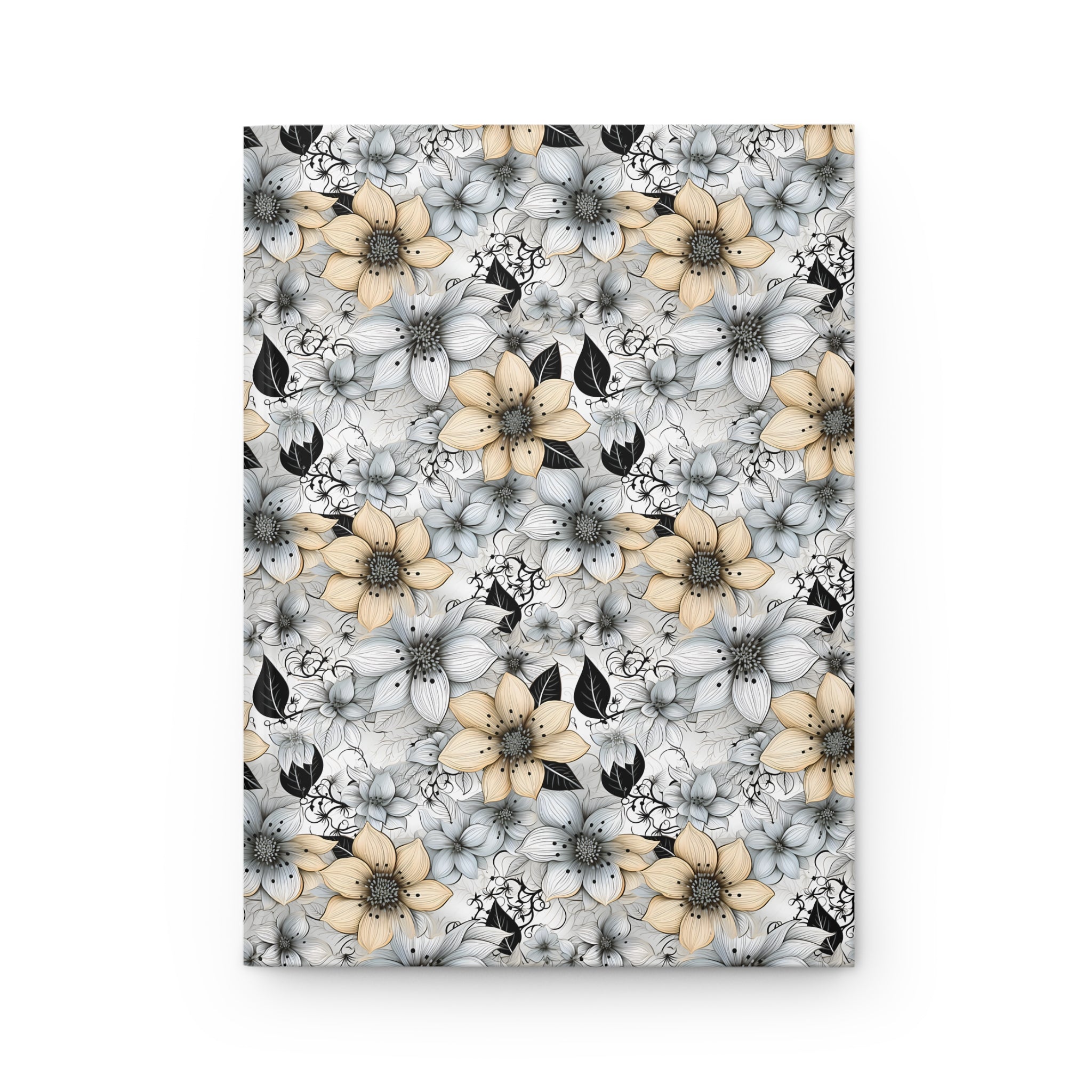 Delicate Petal Journal: Hardcover with Lines