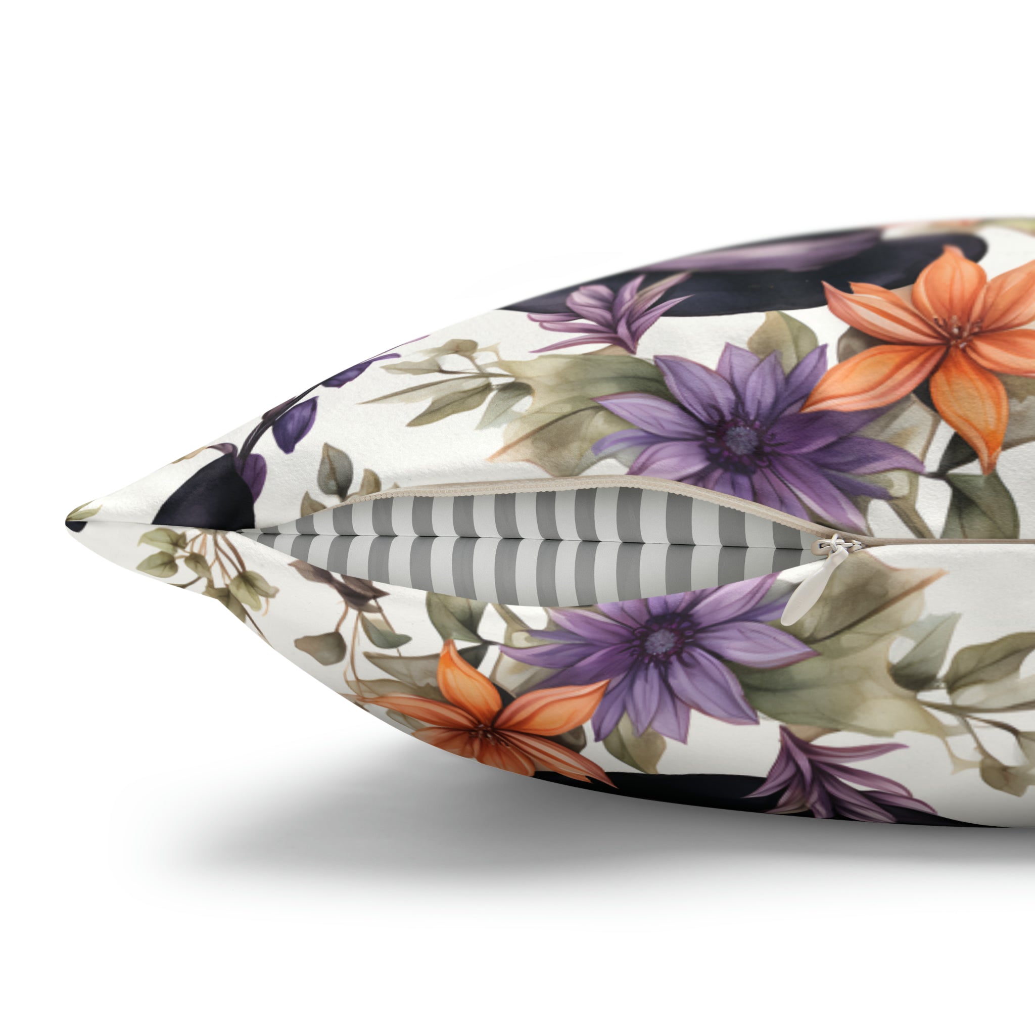 Witch Hat Pillow – Watercolor Floral Witch | Floral Enchantress