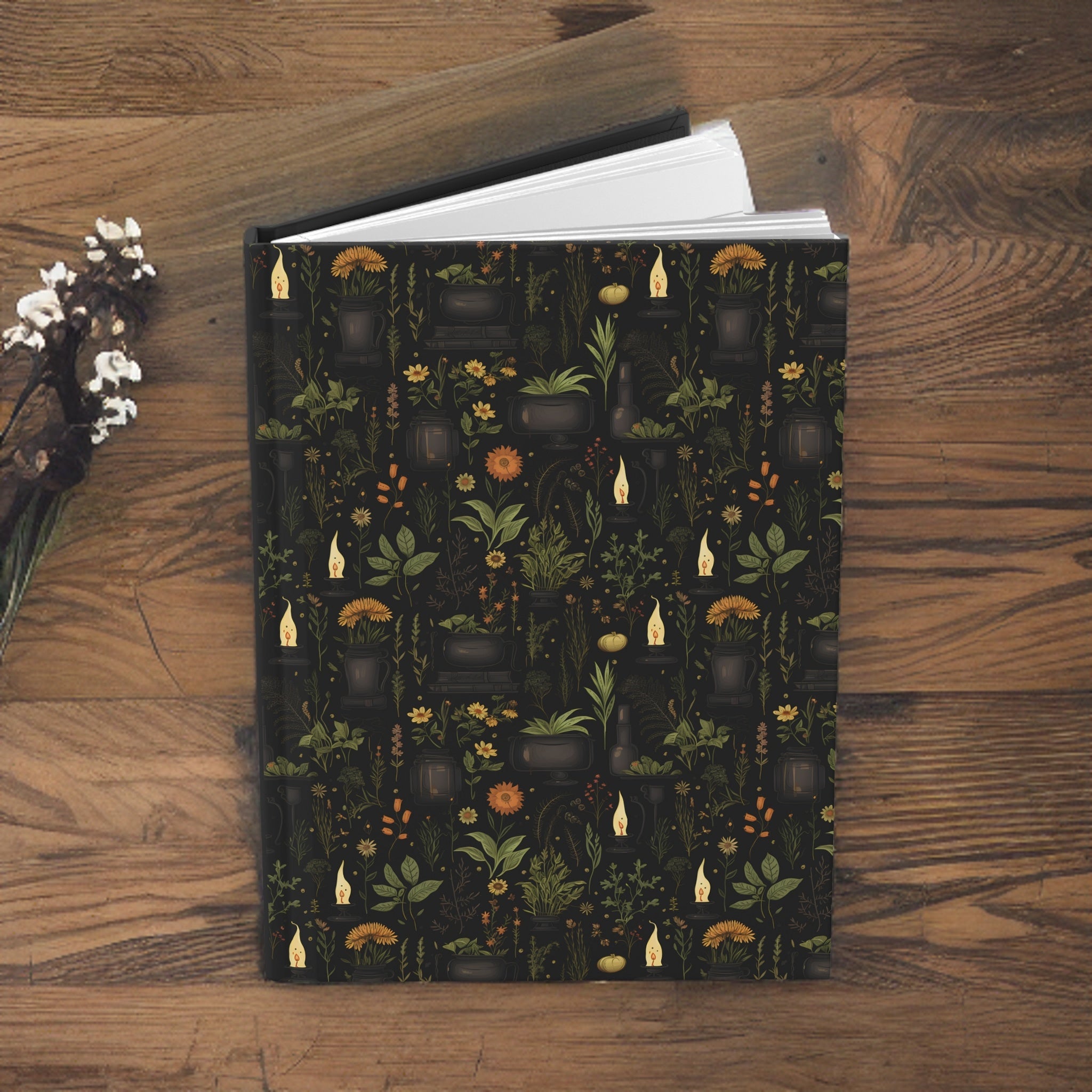 Herbal Magic Journal: Spell Lined Notebook | Herbal Grimoire