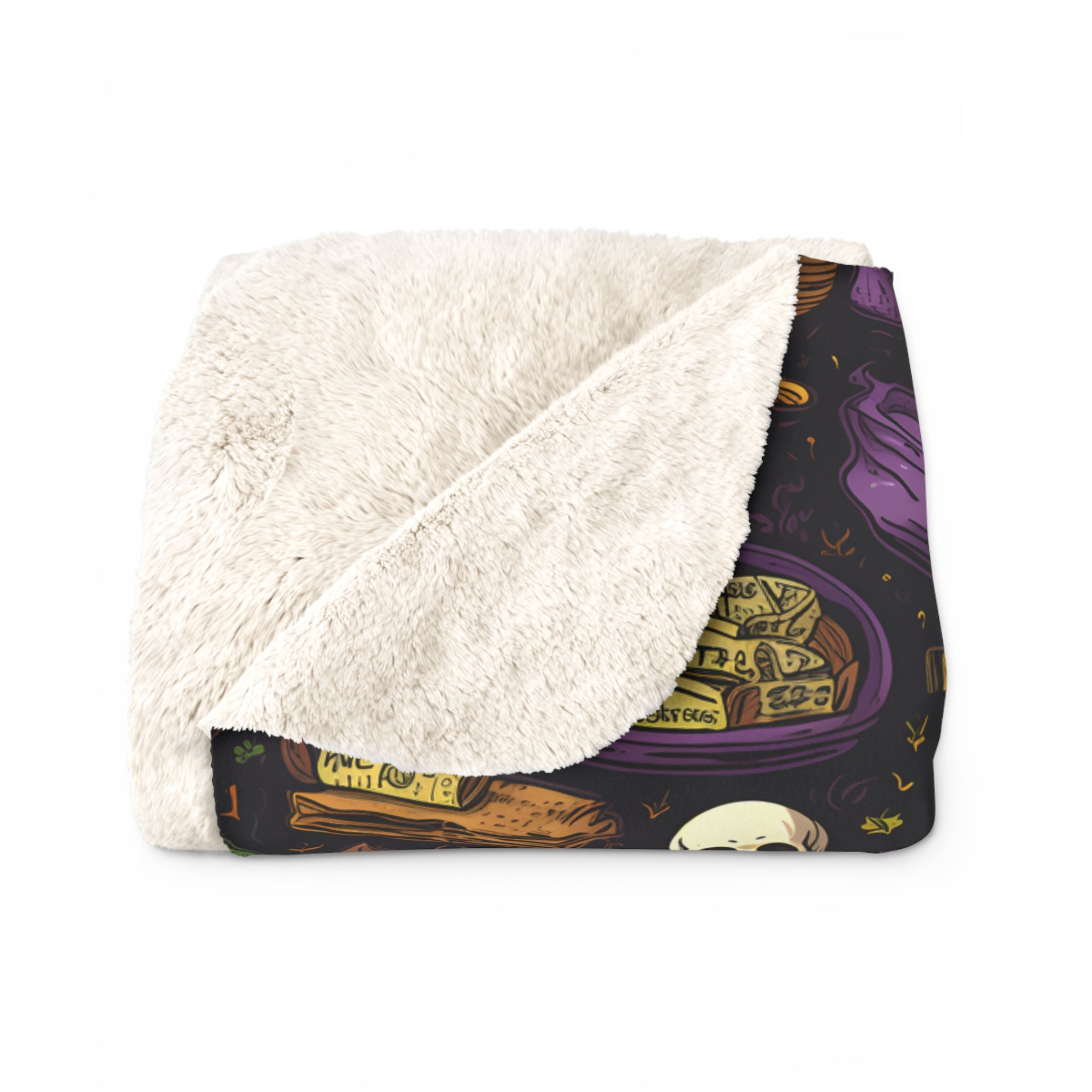Hallows Eve Spell Sherpa or Velveteen Blanket