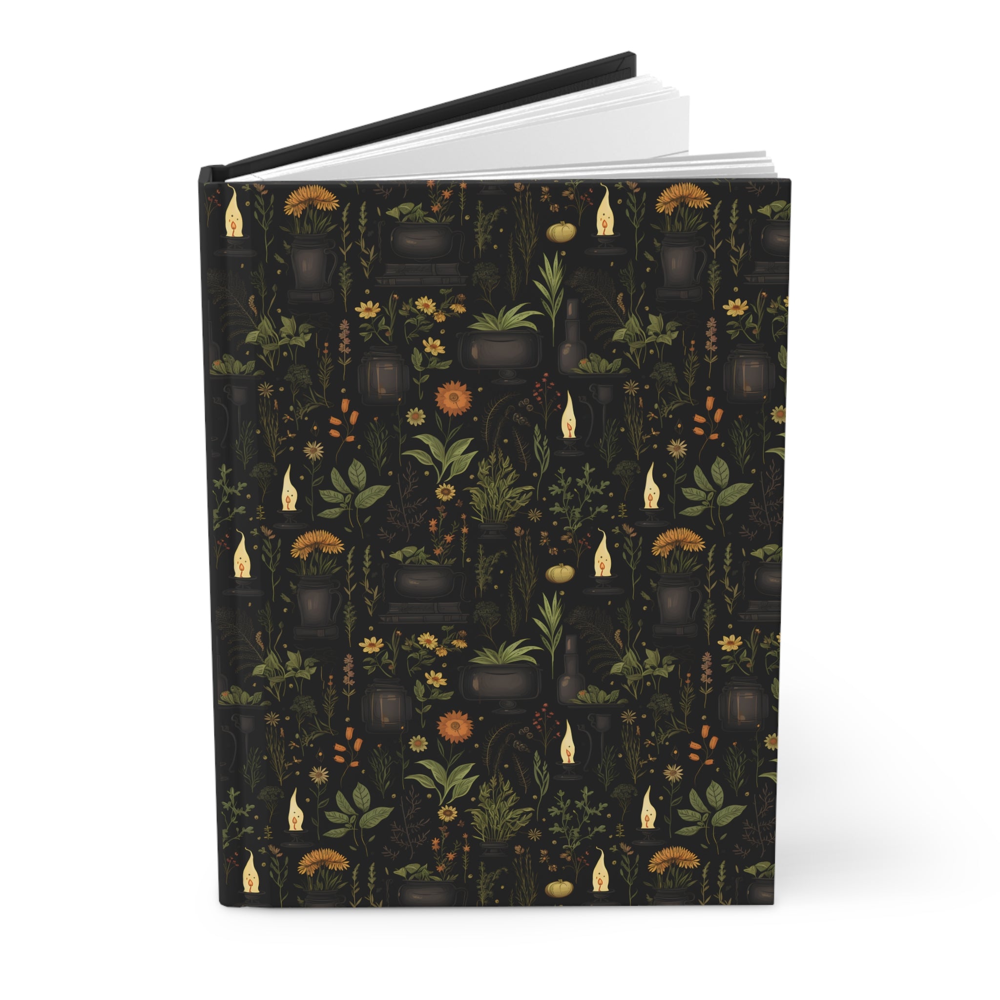 Herbal Magic Journal: Spell Lined Notebook | Herbal Grimoire