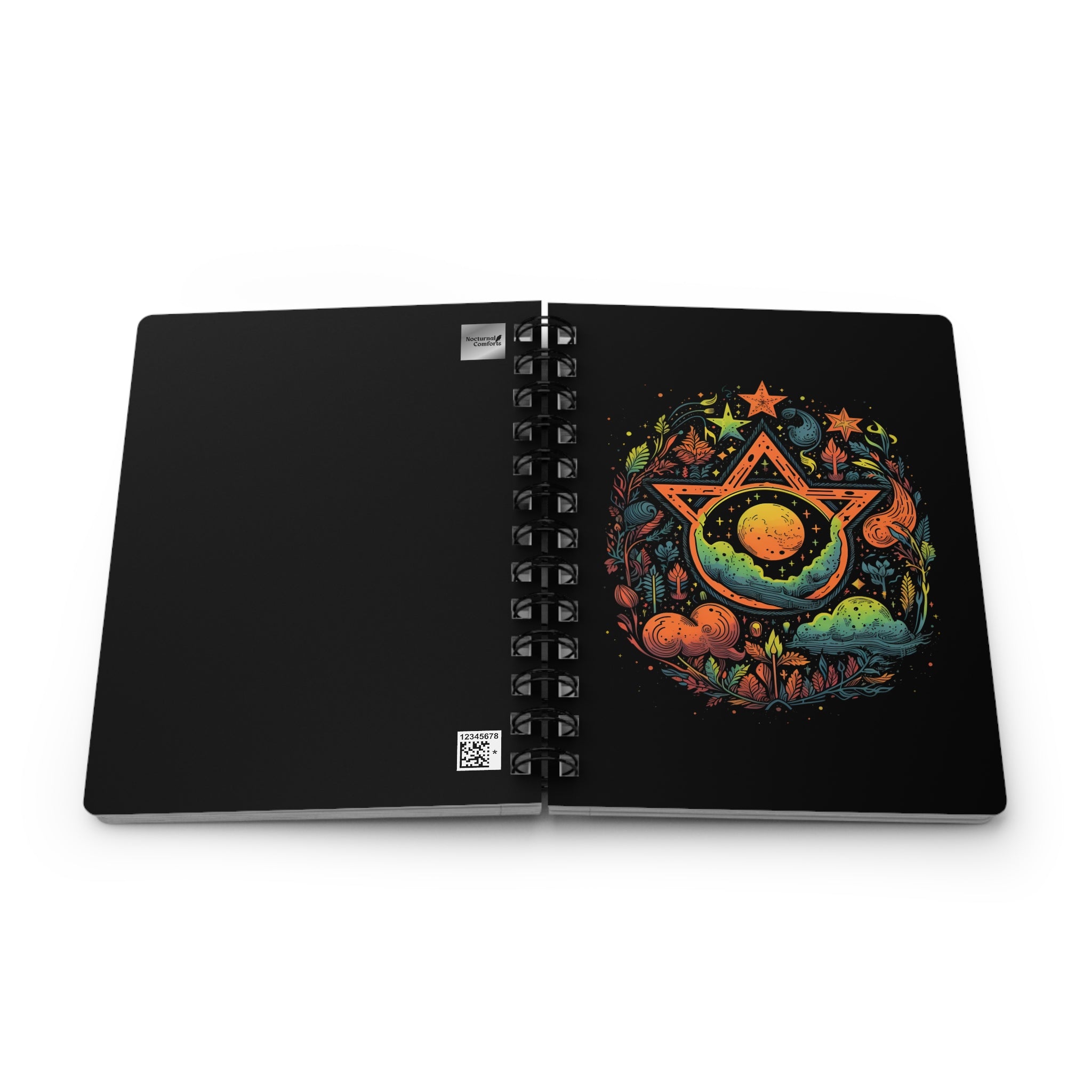 Pentagram Nature Spiral Notebook Spiral Lined, 5 x 7 Inch