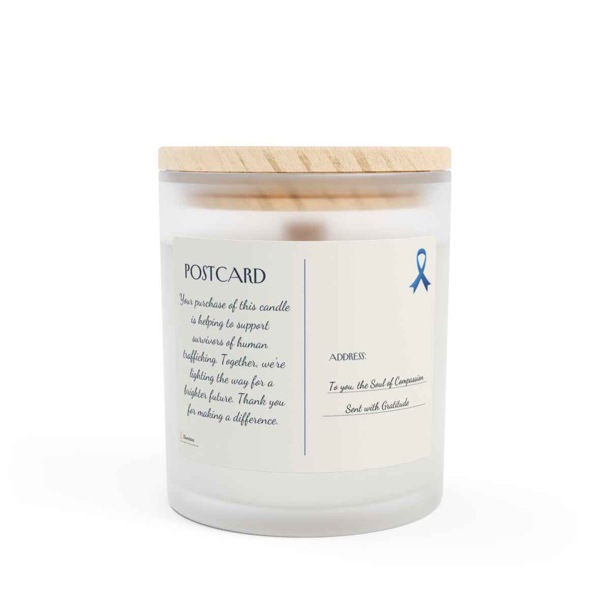 Human Trafficking Awareness Candle – 11 oz Eco-Friendly Soy Candle | Durazza