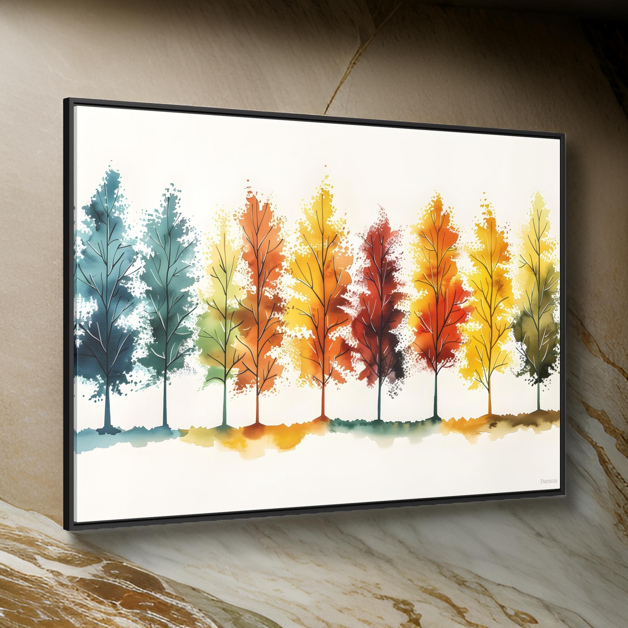 Autumn Landscape Wall Art – Warm Fall Decor | Autumn Splash