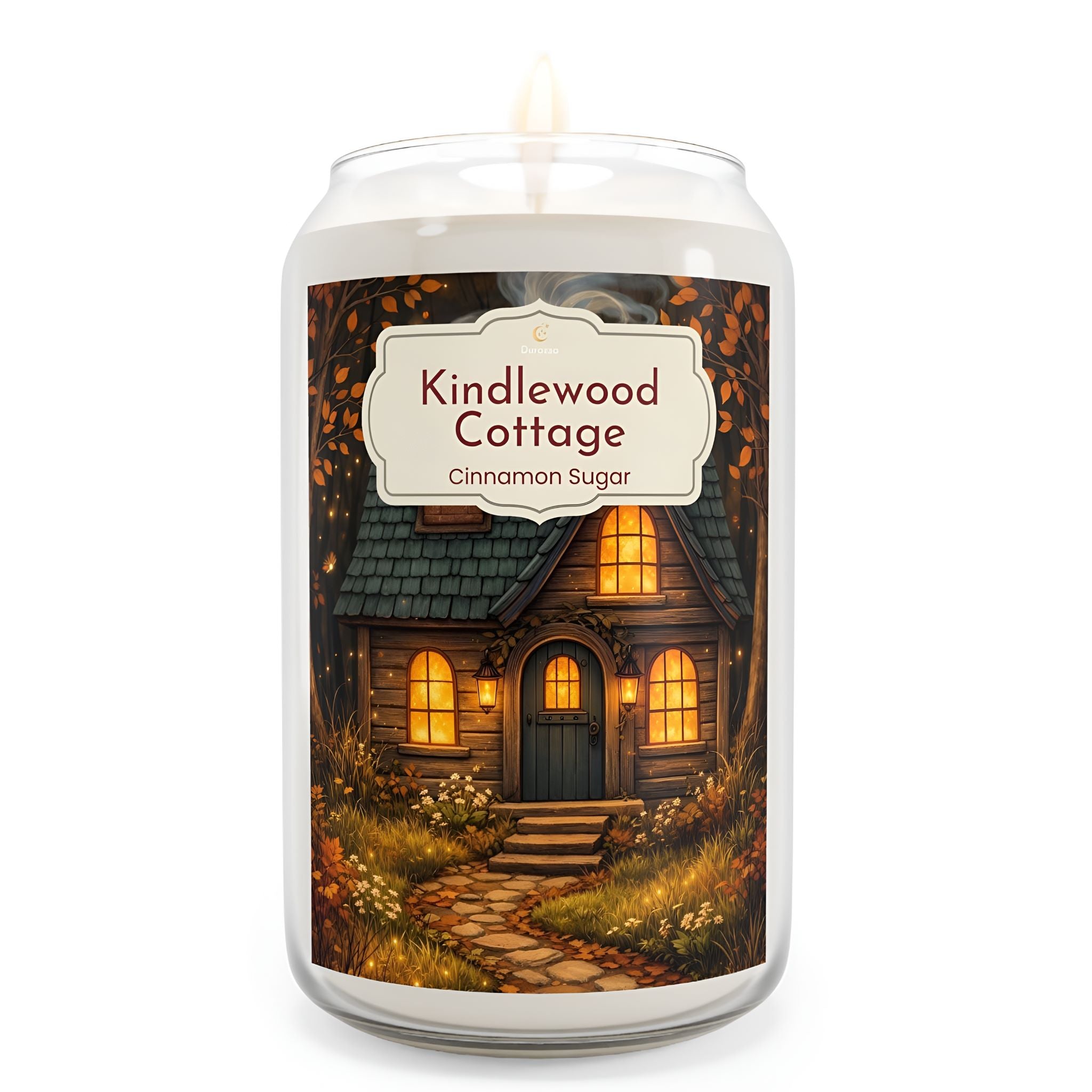 Cottage dessert candle in a cinnamon and sugar scent.