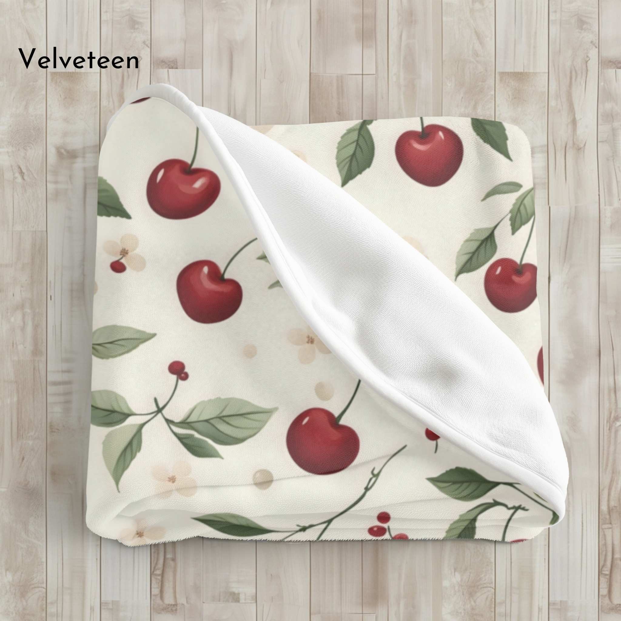 Fruit Throw Blanket – Red Orchard Decor | Cherry Picked