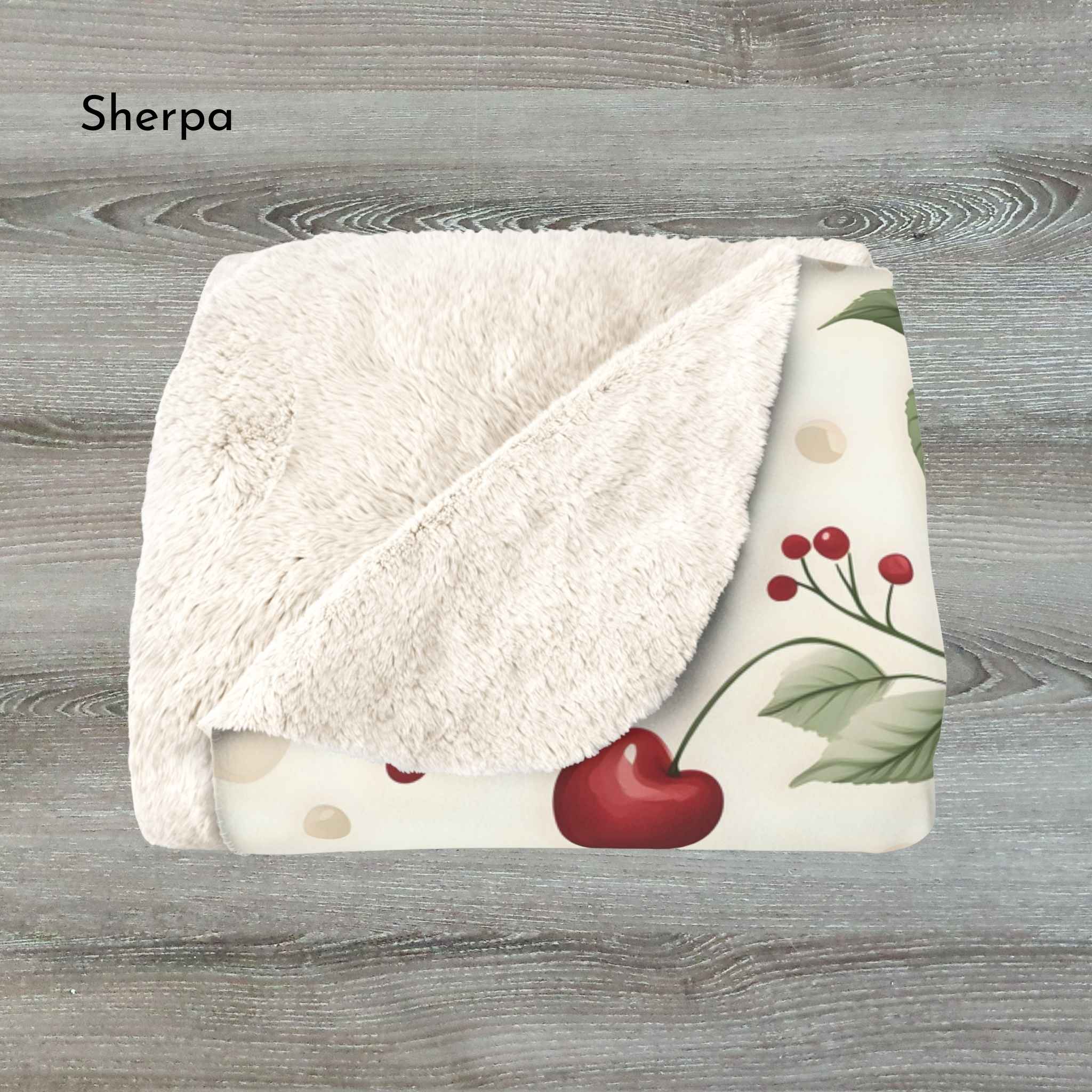 Fruit Throw Blanket – Red Orchard Decor | Cherry Picked