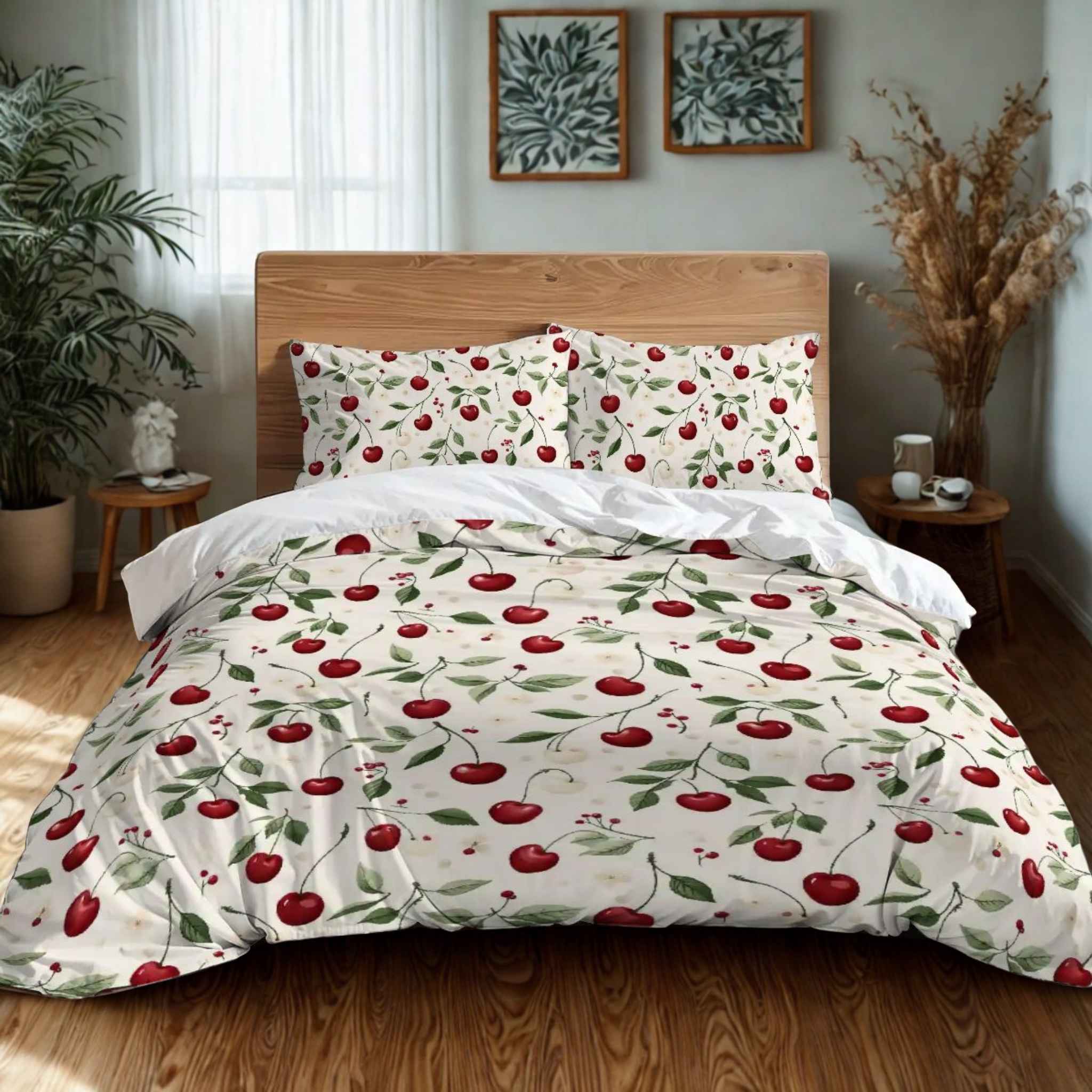 Cherry Duvet Cover – Red Orchard Decor | Cherry Picked