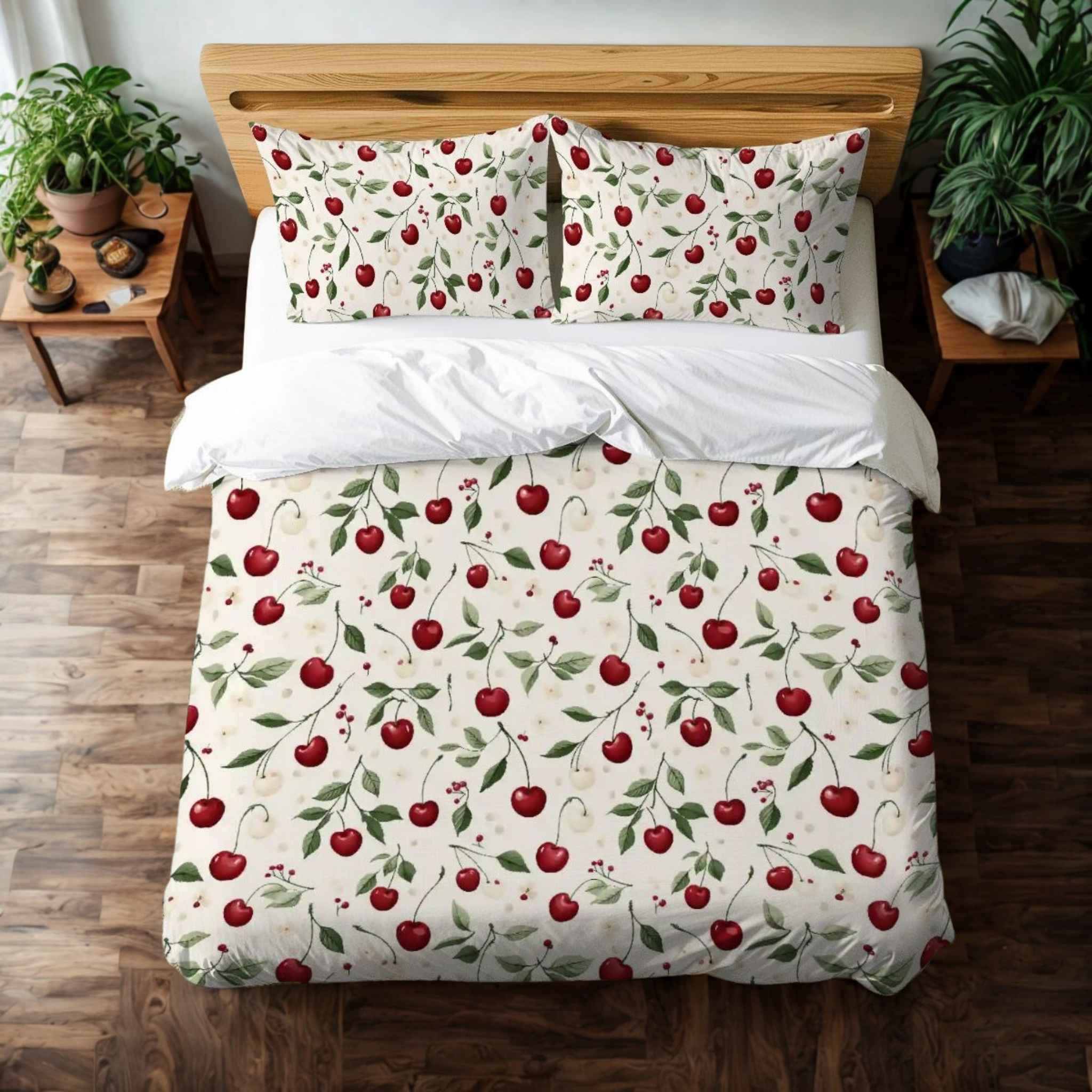 Cherry Duvet Cover – Red Orchard Decor | Cherry Picked