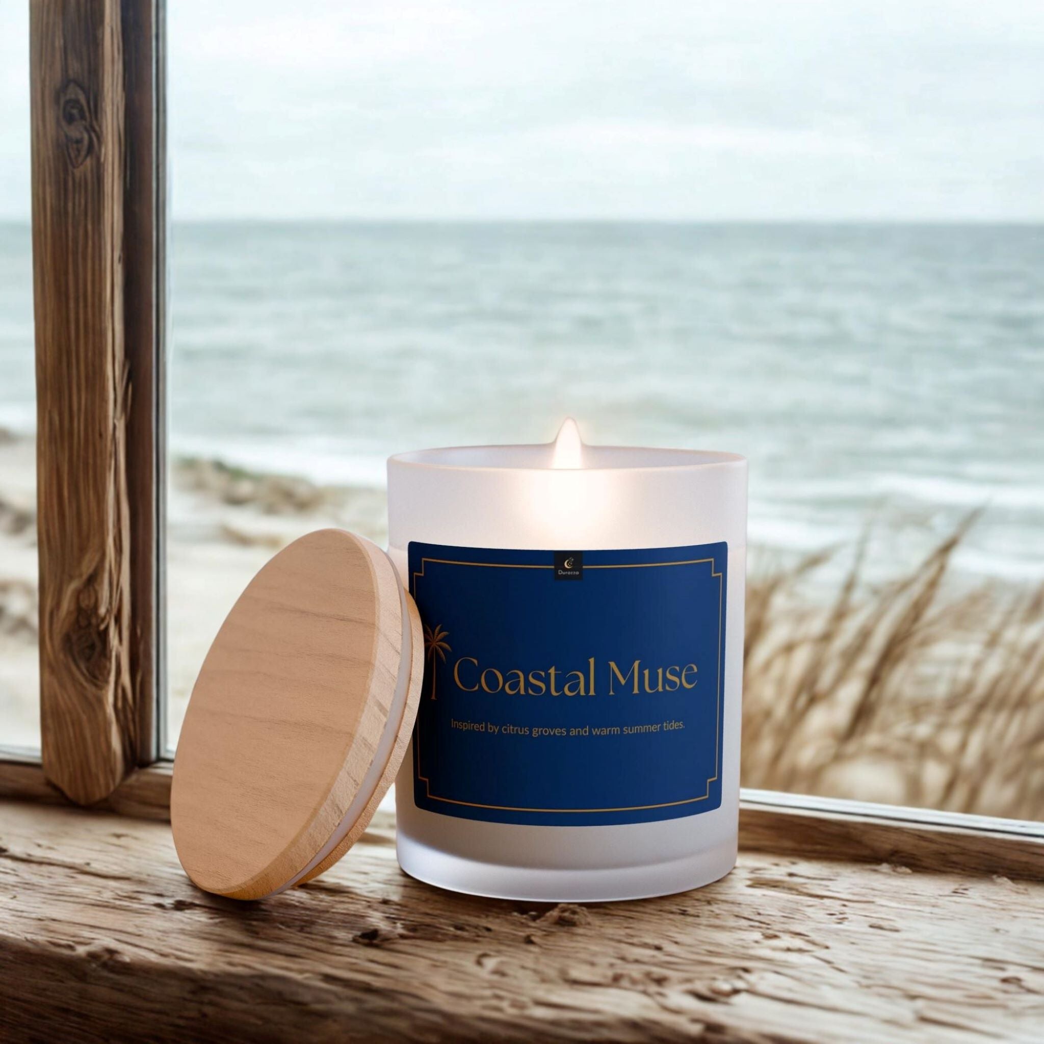 Coastal Coconut Candle – Summer Scented Gift | Coastal Muse