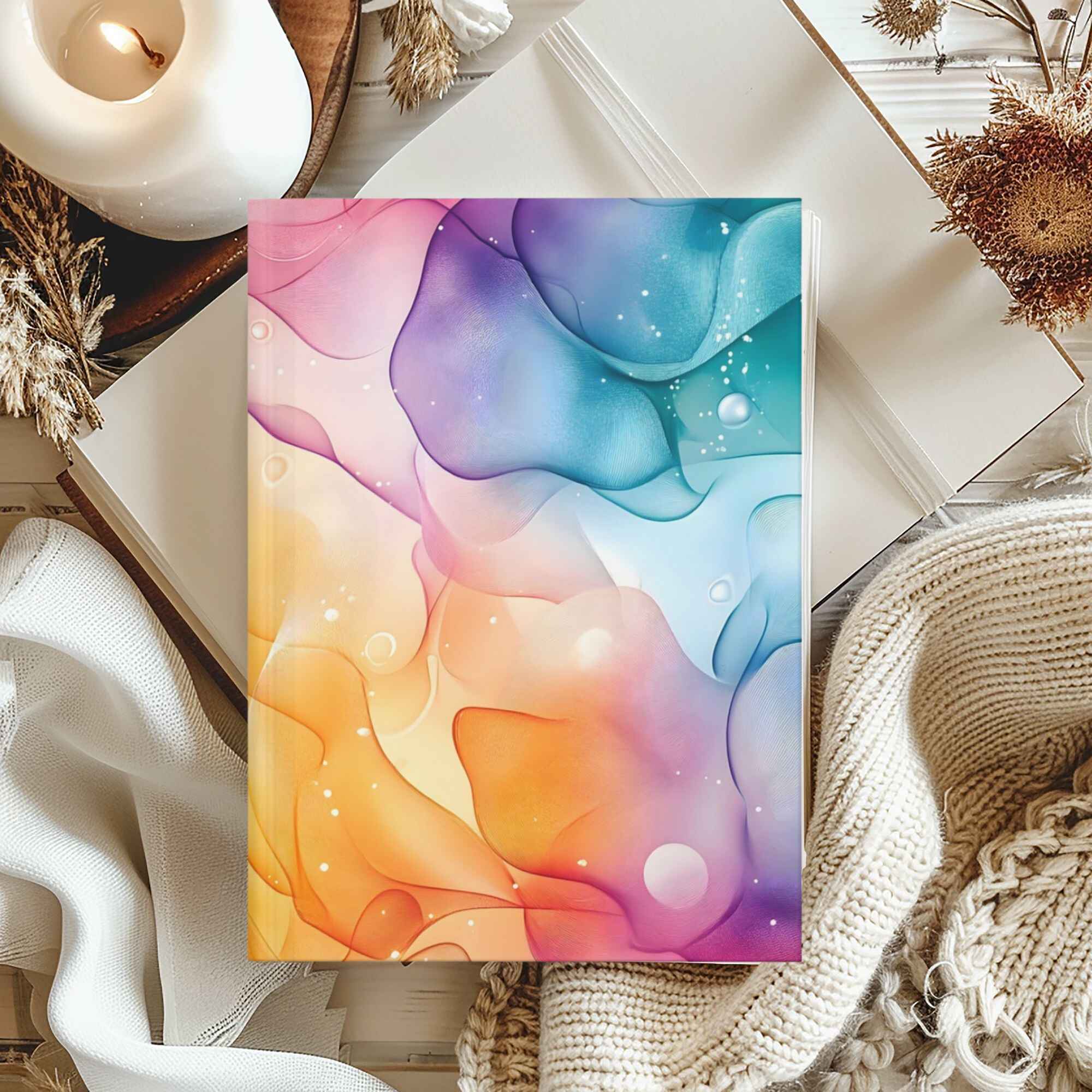 Pastel Galaxy Journal: Colorful Writing Notebook | Cosmic Tides