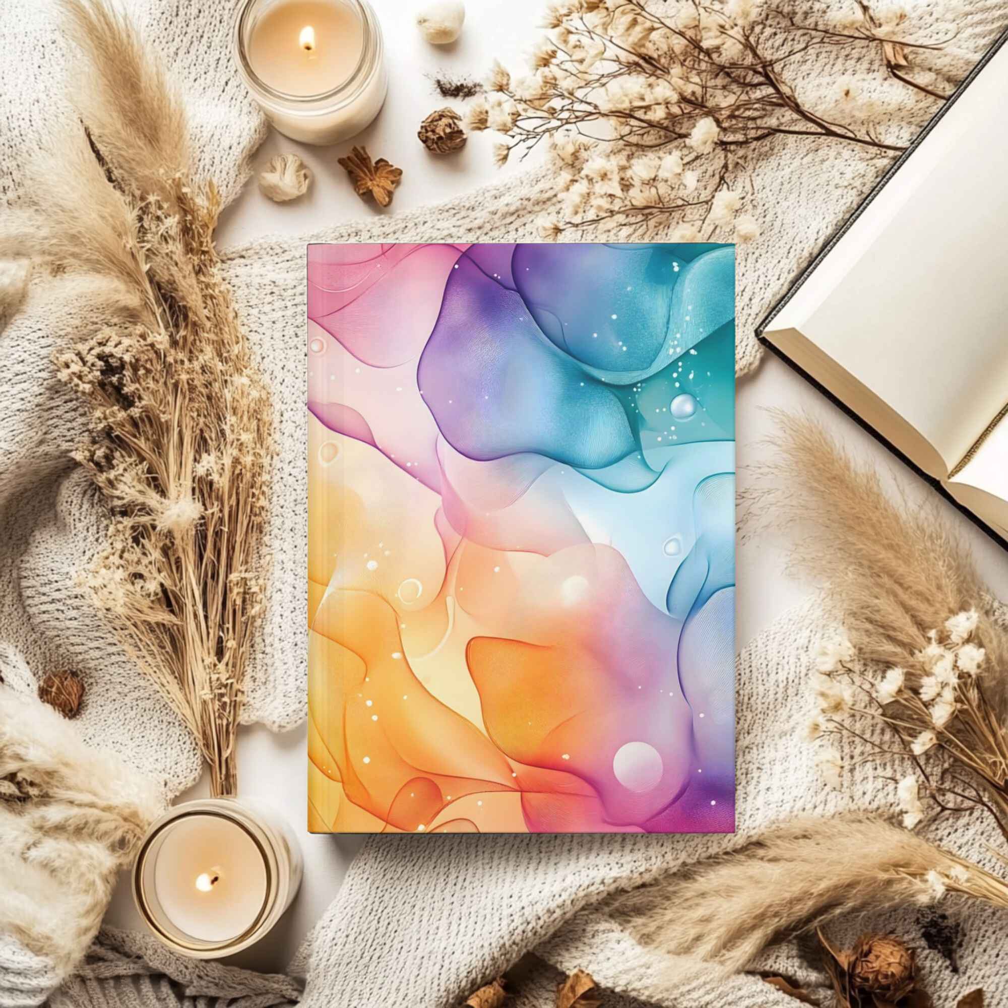 Pastel Galaxy Journal: Colorful Writing Notebook | Cosmic Tides
