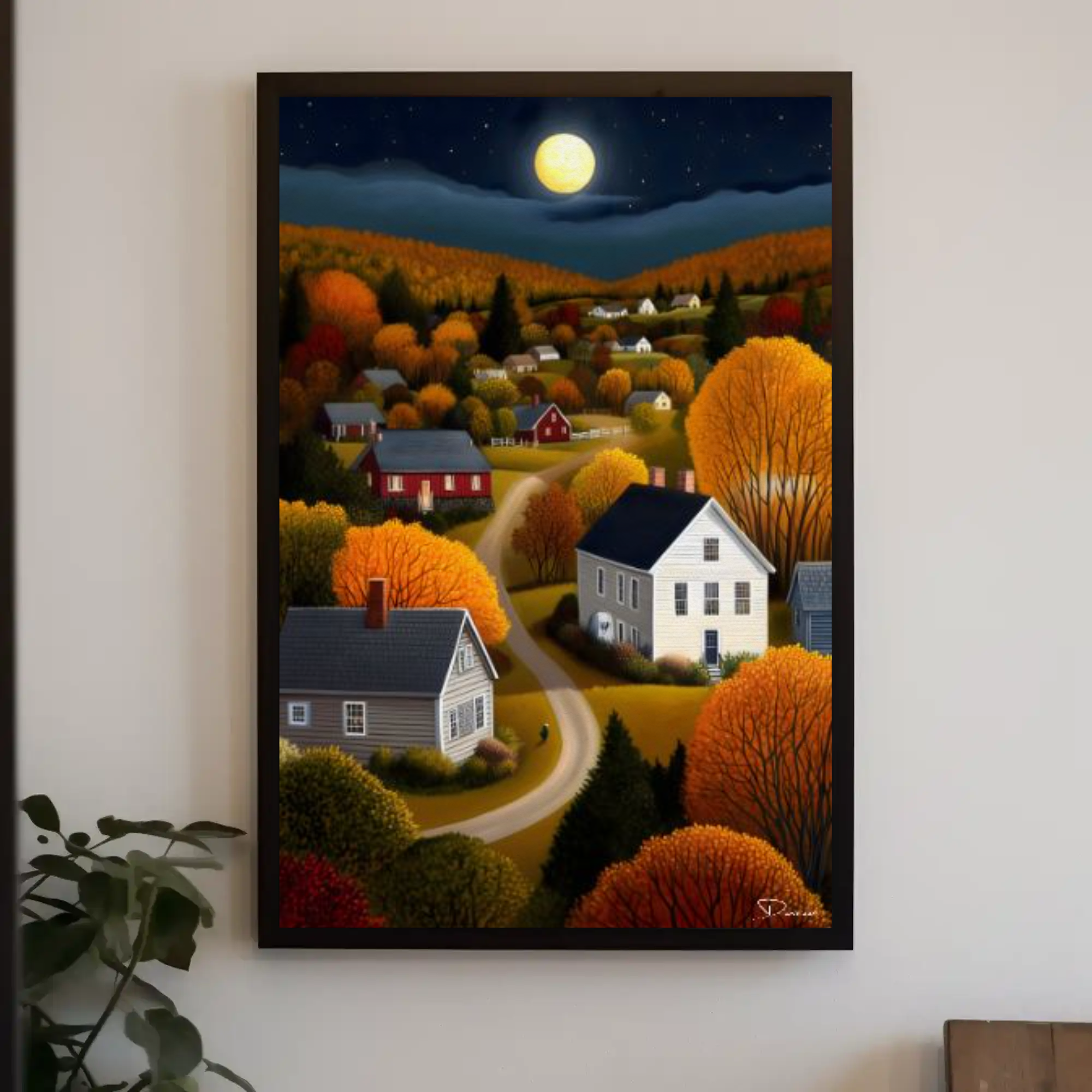 Autumn Wall Art: Thanksgiving Decor | Countryside Harvest
