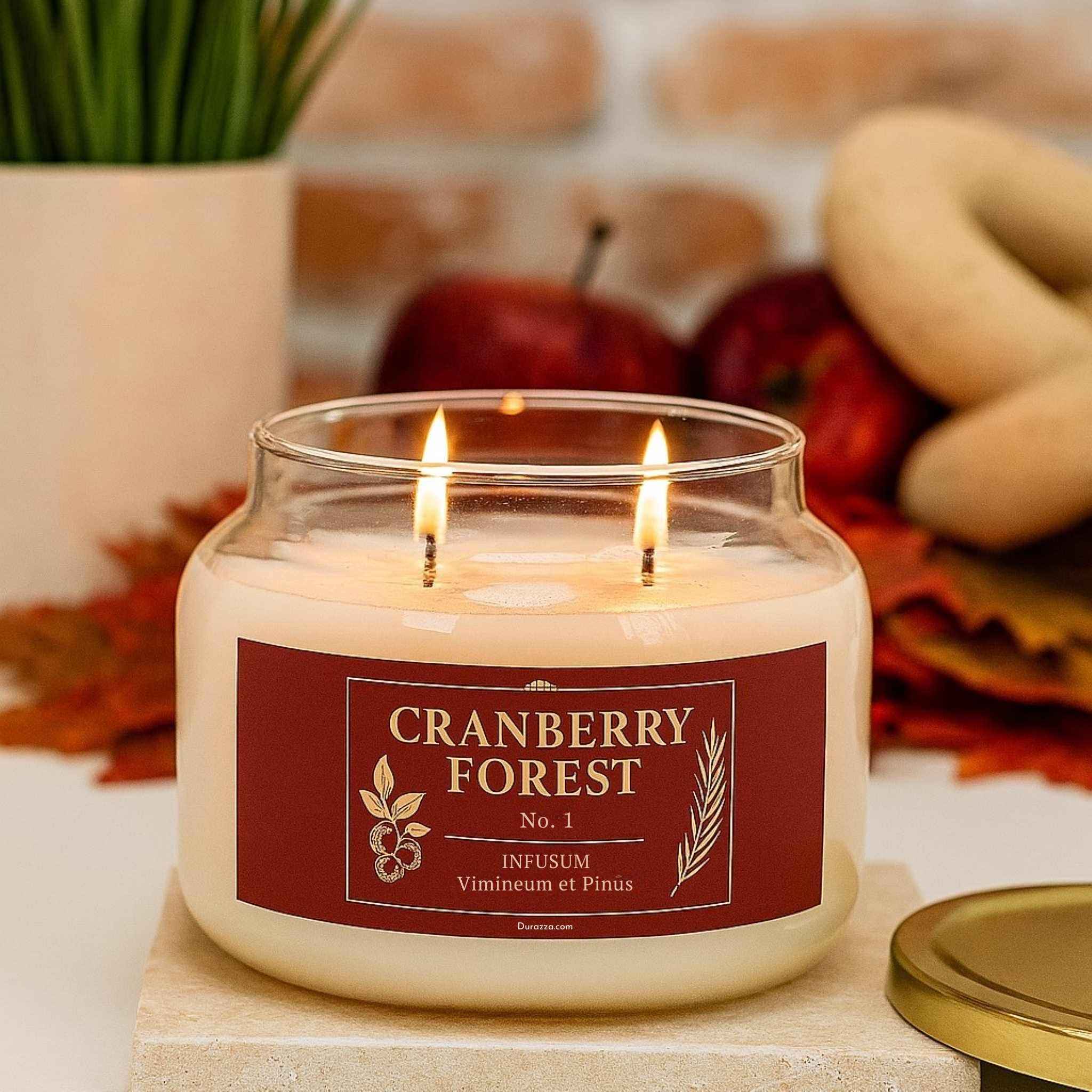 Woodland Candle – Autumn Forest Scent | Cranberry Forest