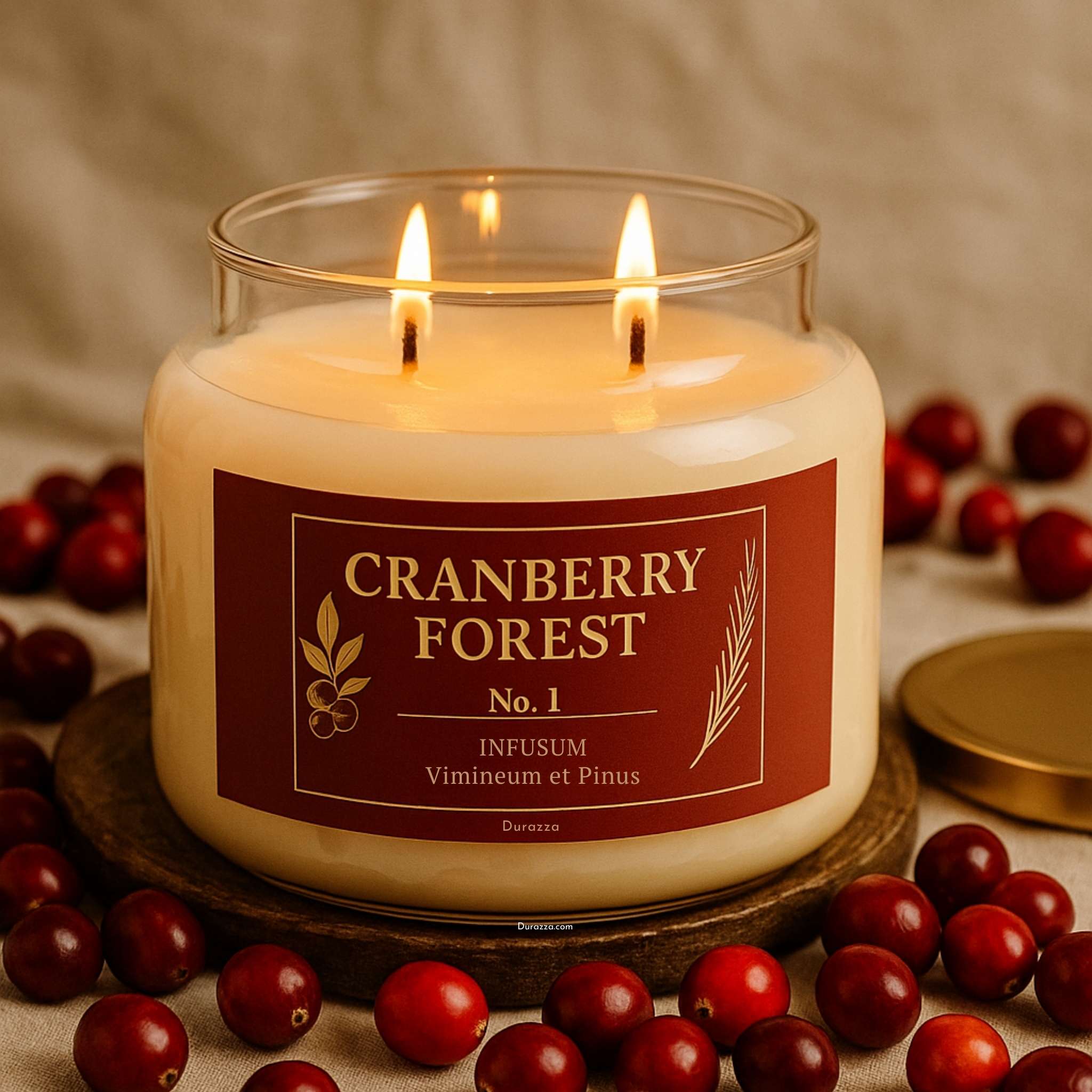 Woodland Candle – Autumn Forest Scent | Cranberry Forest