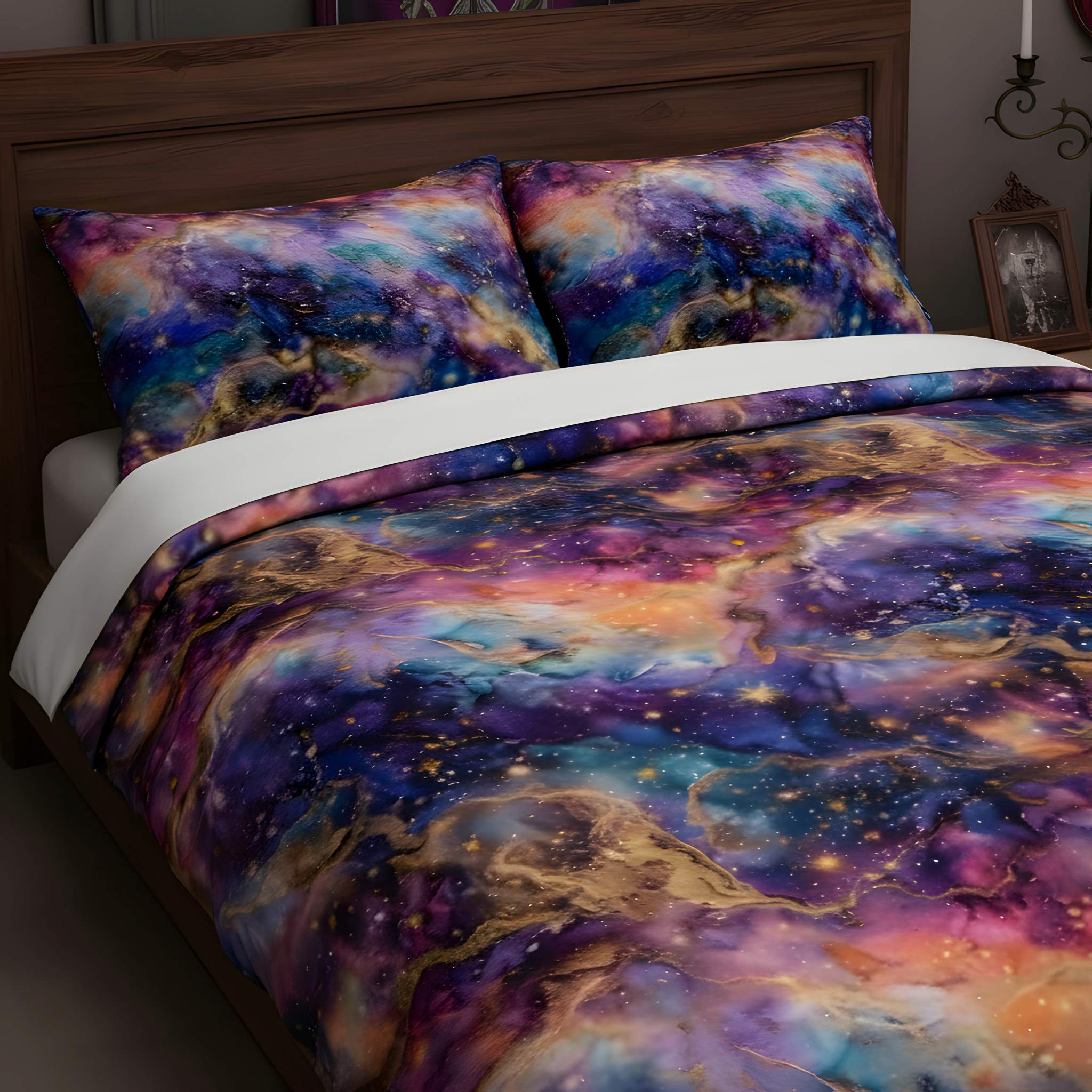 Celestial Pillow Sham Standard/King | Mystical Moonbeam - Durazza