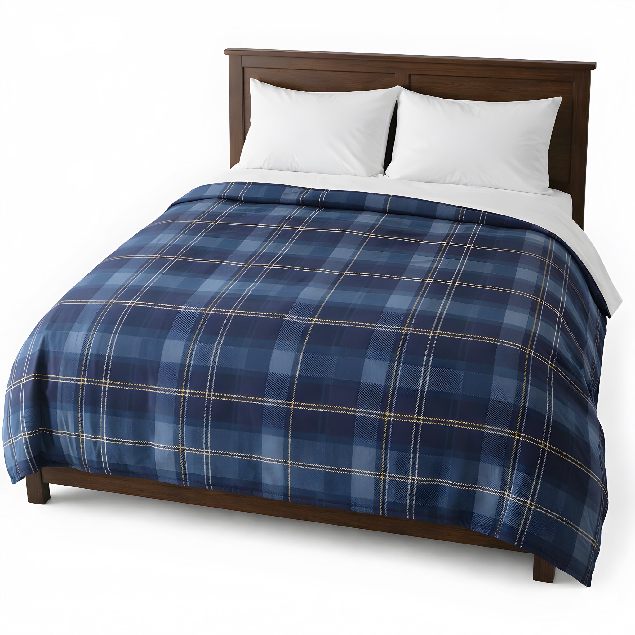 Plaid Duvet Set – Queen or King Winter Bedding | Frost Check