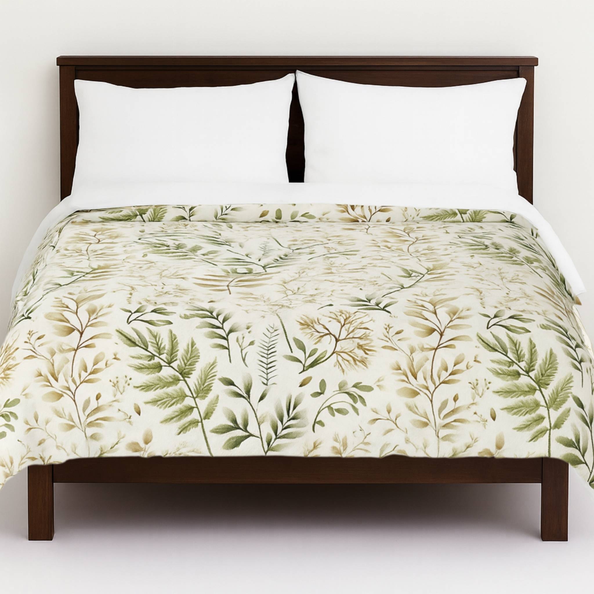 Fern Duvet Cover Set – Neutral Botanical Bedding | Fernlight