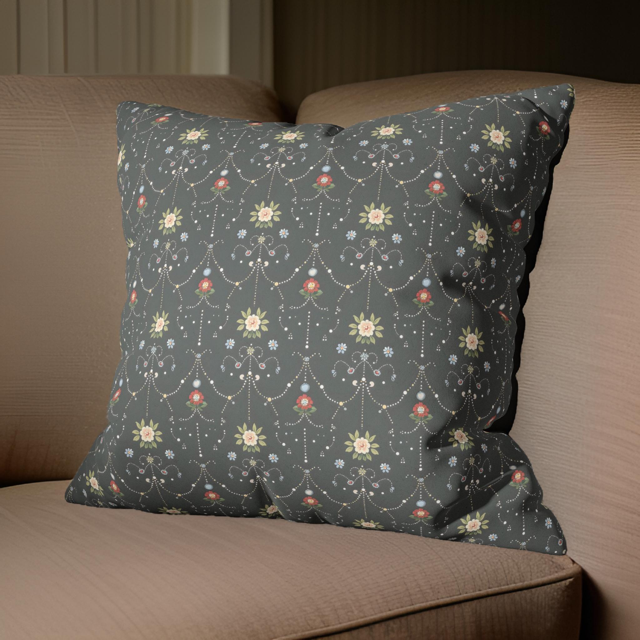 Romantic Floral Pillow – Whimsical Accent | Daytime Serenade