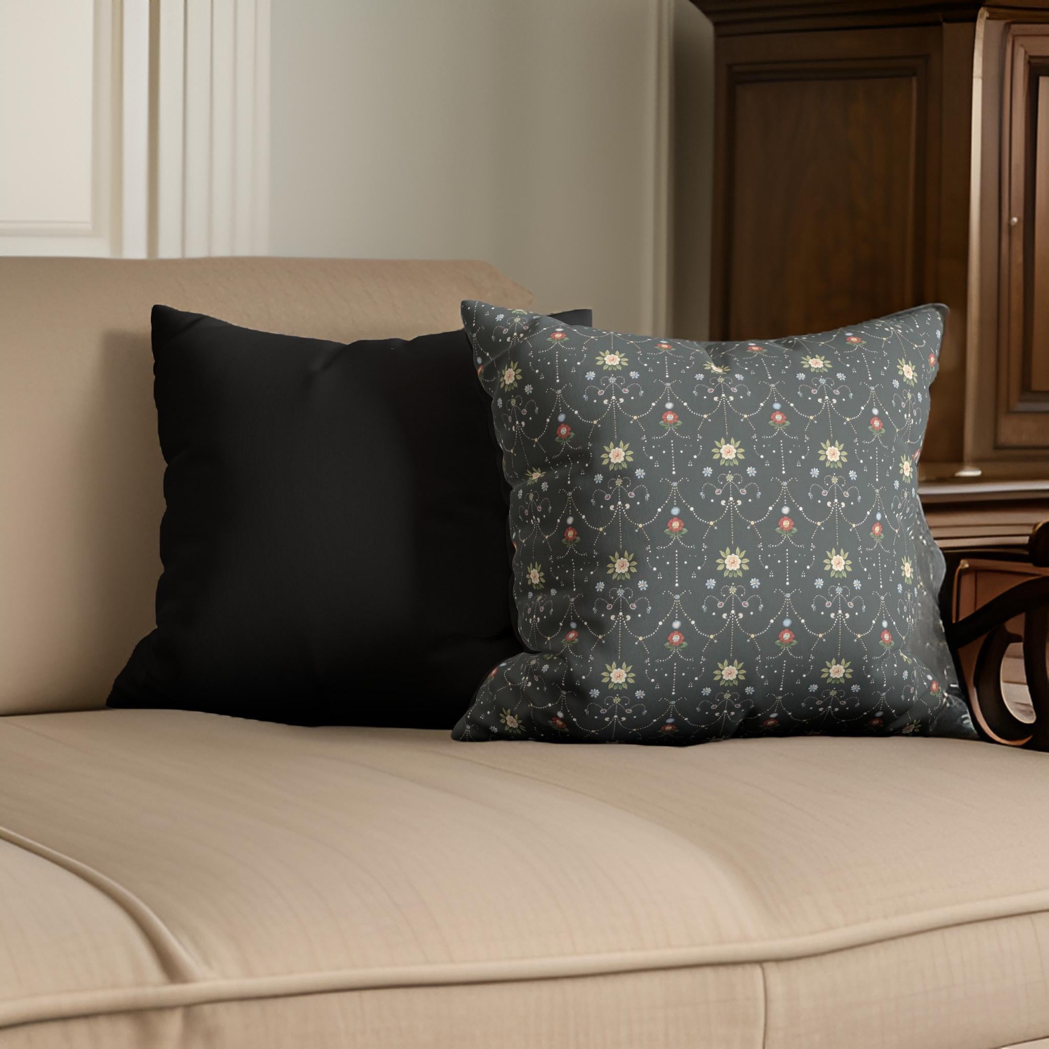 Romantic Floral Pillow – Whimsical Accent | Daytime Serenade
