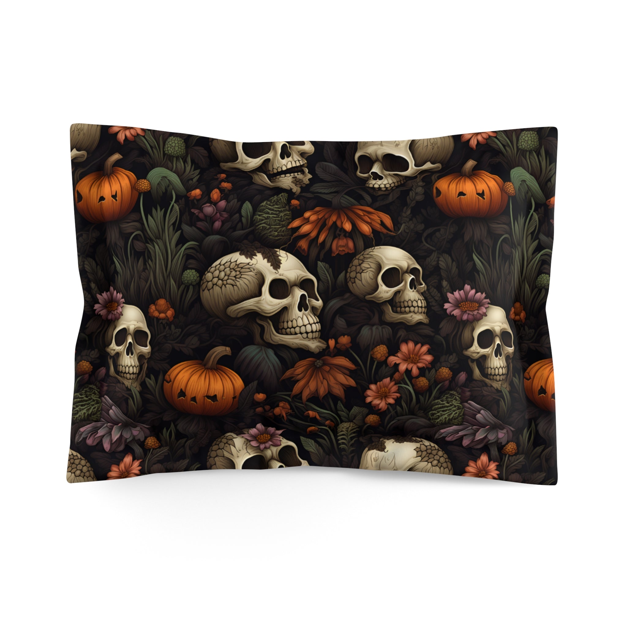 Dead Harvest Garden Duvet Cover with Pillow Shams, Microfiber