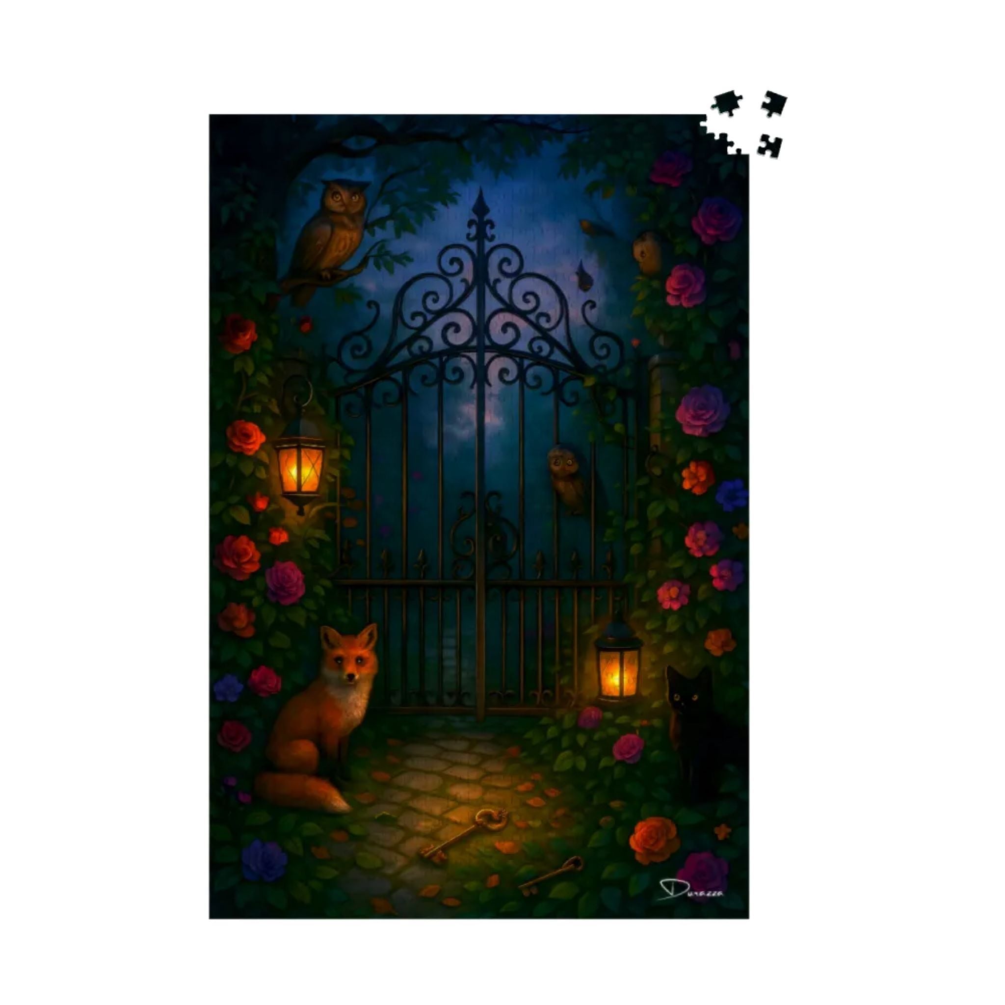 Gothic Jigsaw Puzzle – Secret Garden at Dusk | Duskwood