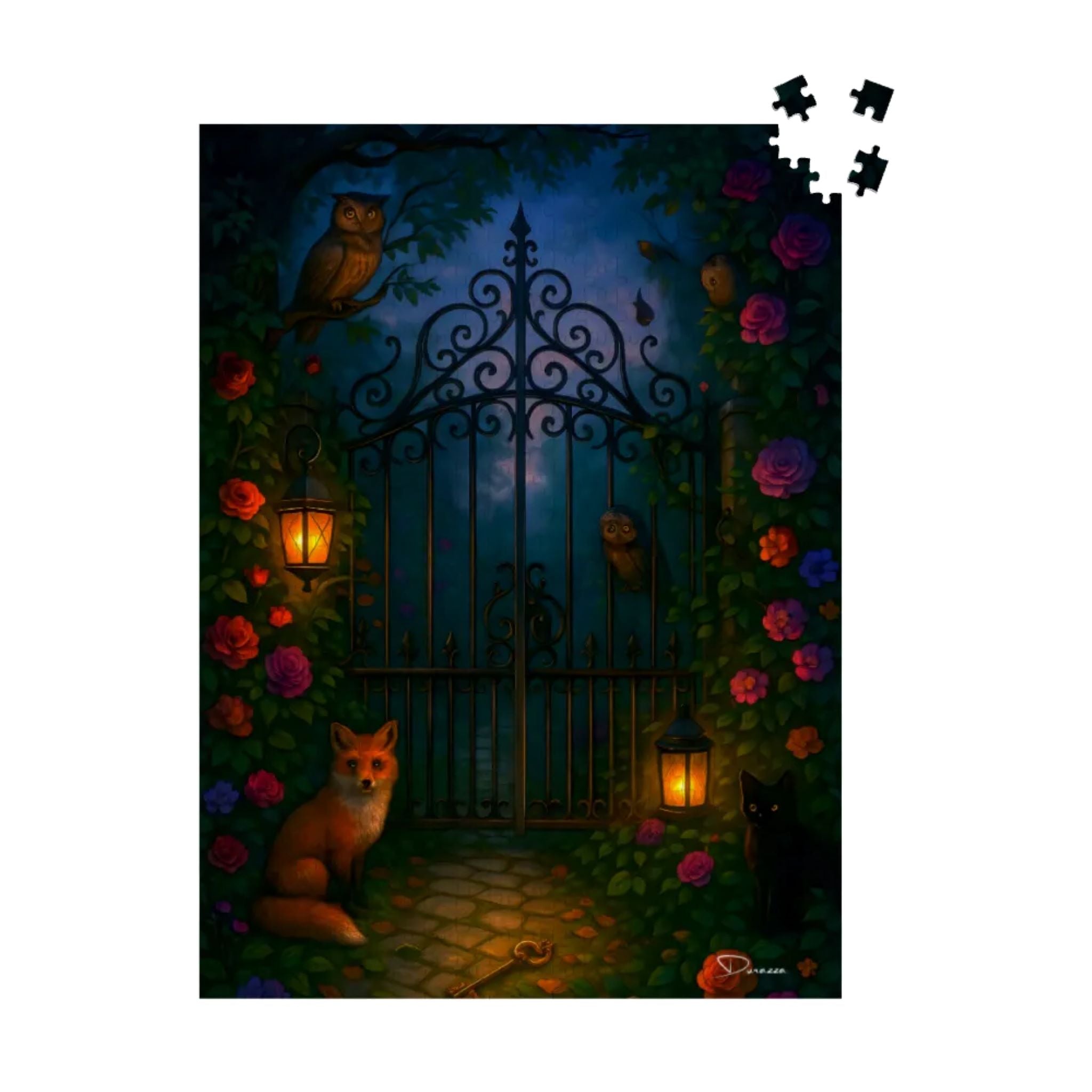 Gothic Jigsaw Puzzle – Secret Garden at Dusk | Duskwood