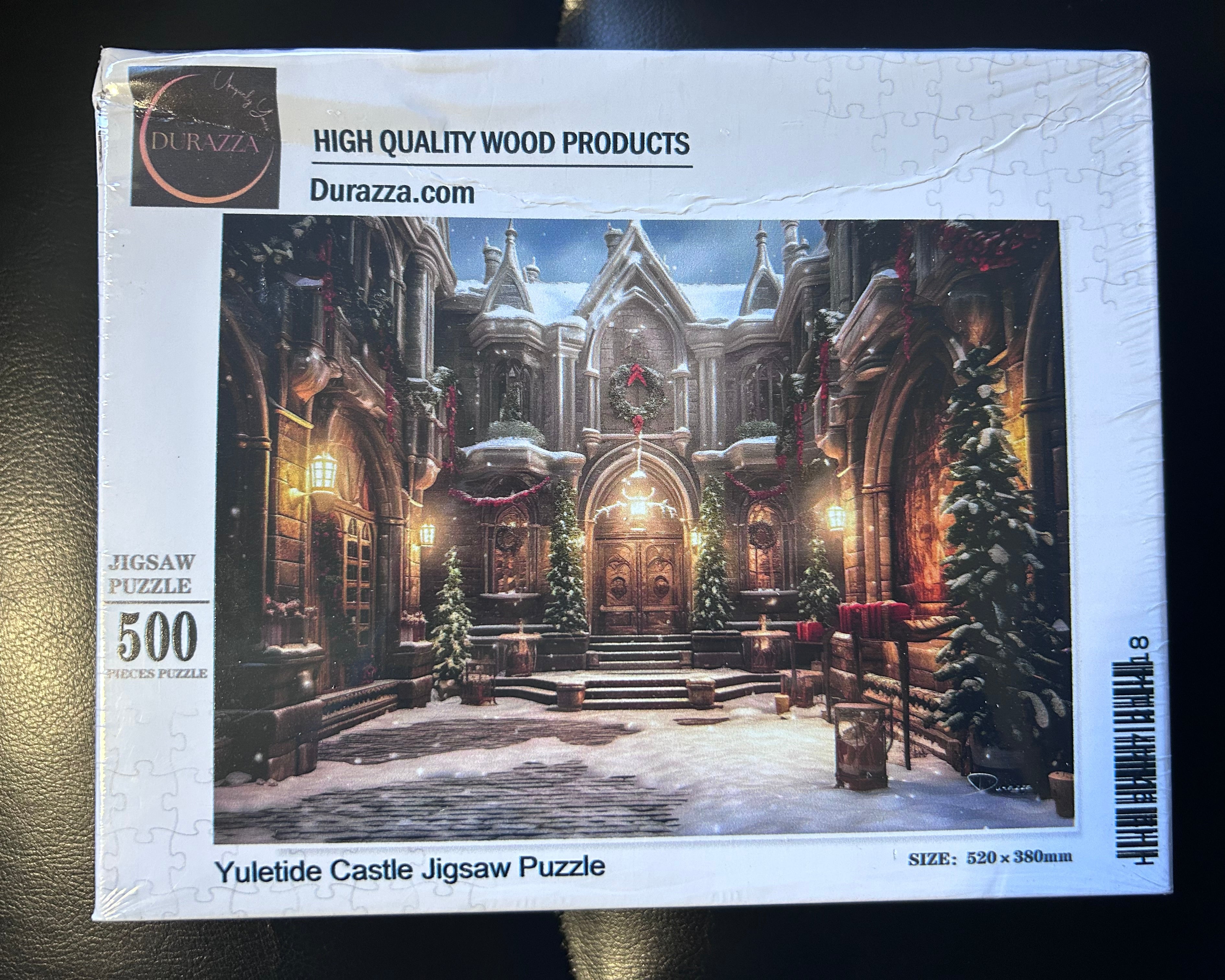 Yuletide Castle Wooden Jigsaw Puzzle 500 Piece