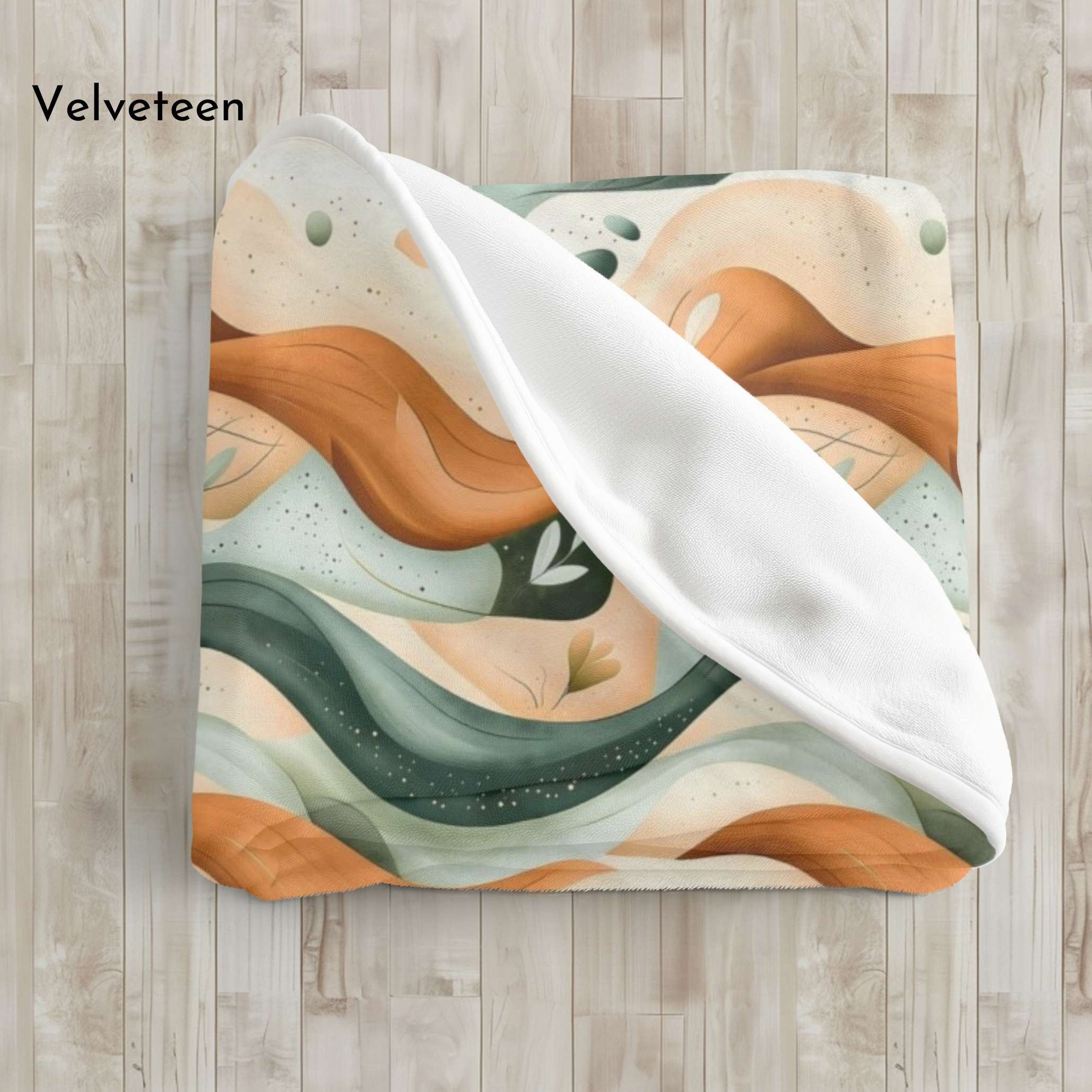 Earth Tides Throw Blanket: Bohemian Pastel Home Decor