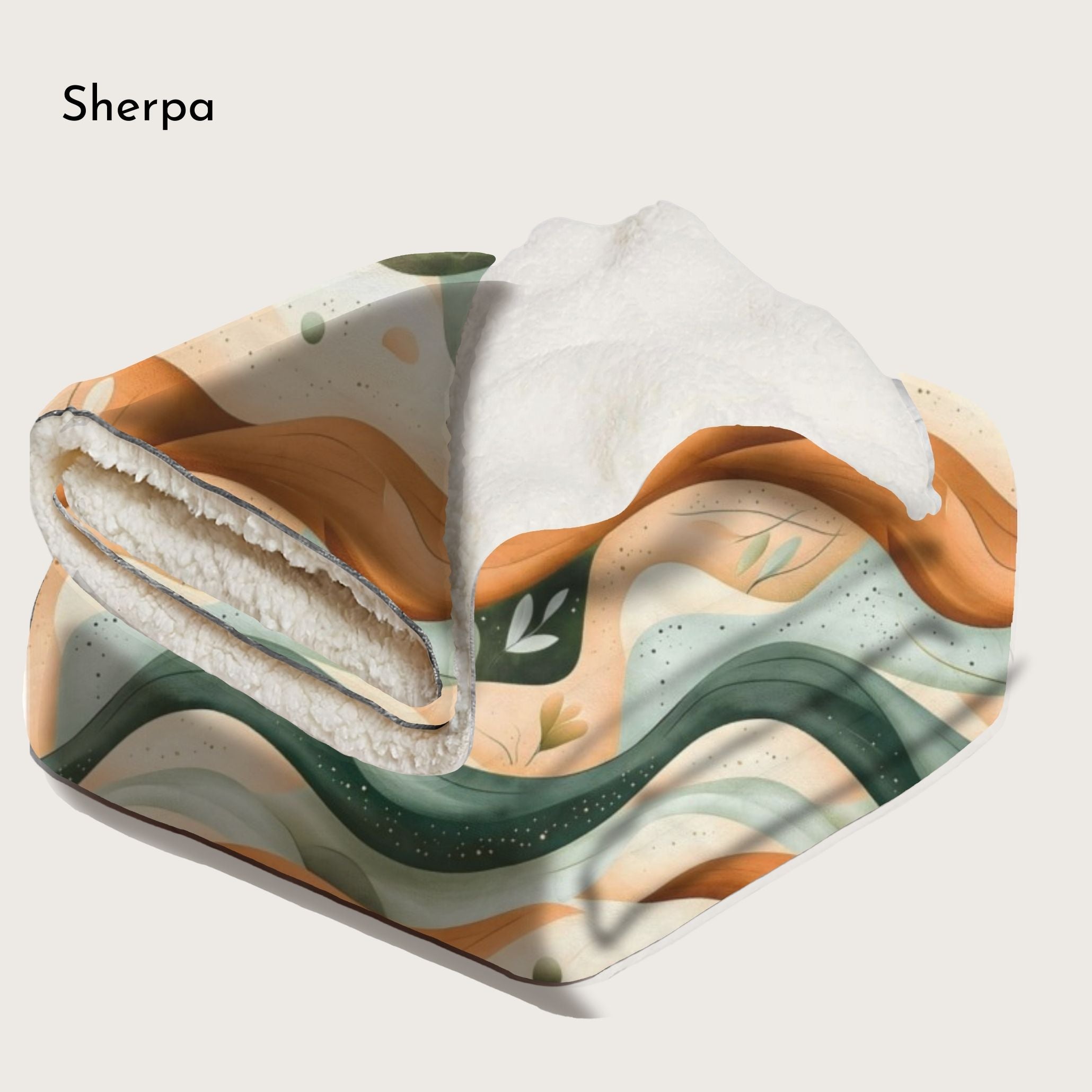 Earth Tides Throw Blanket: Bohemian Pastel Home Decor