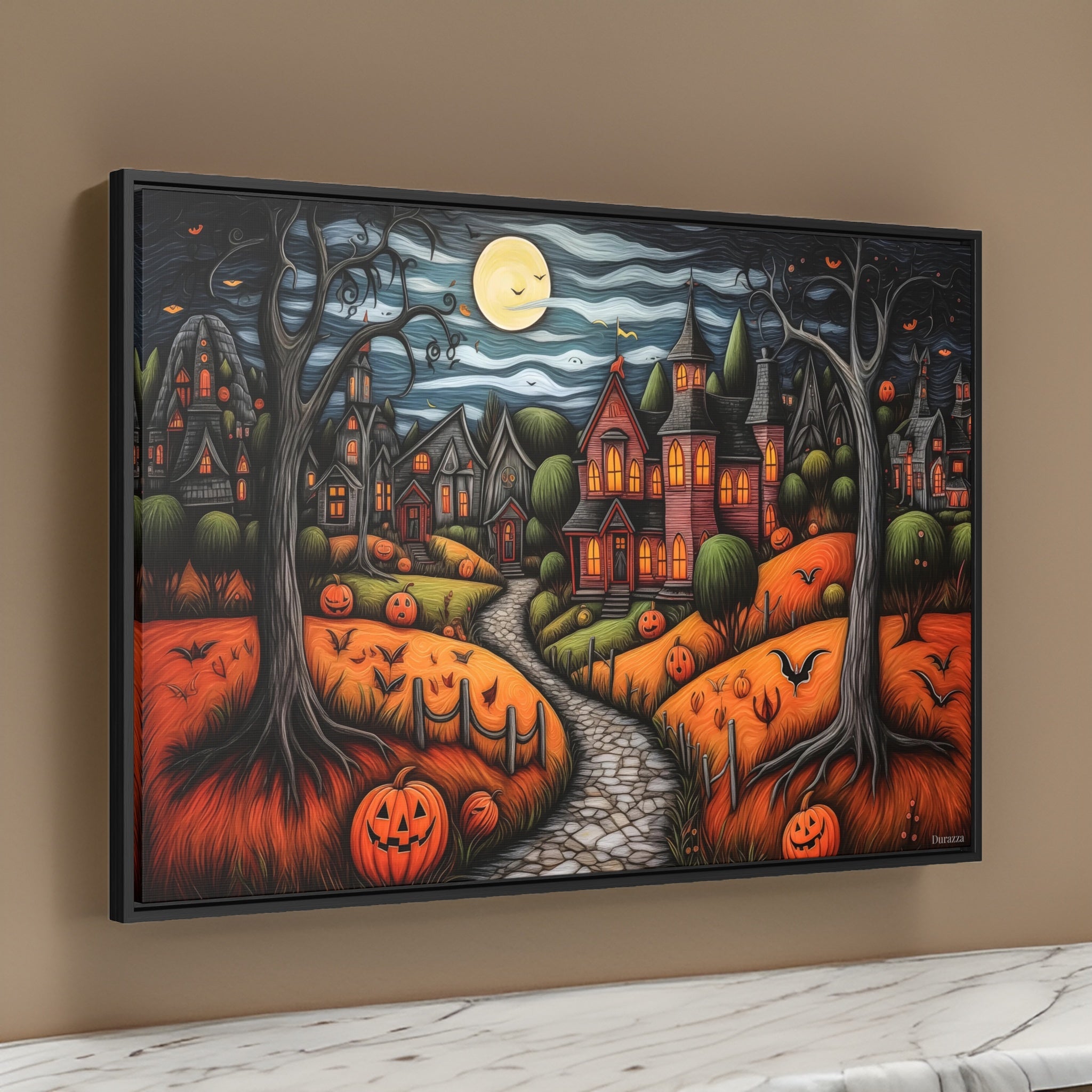 Halloween Wall Art - Folk Art Village | English Village