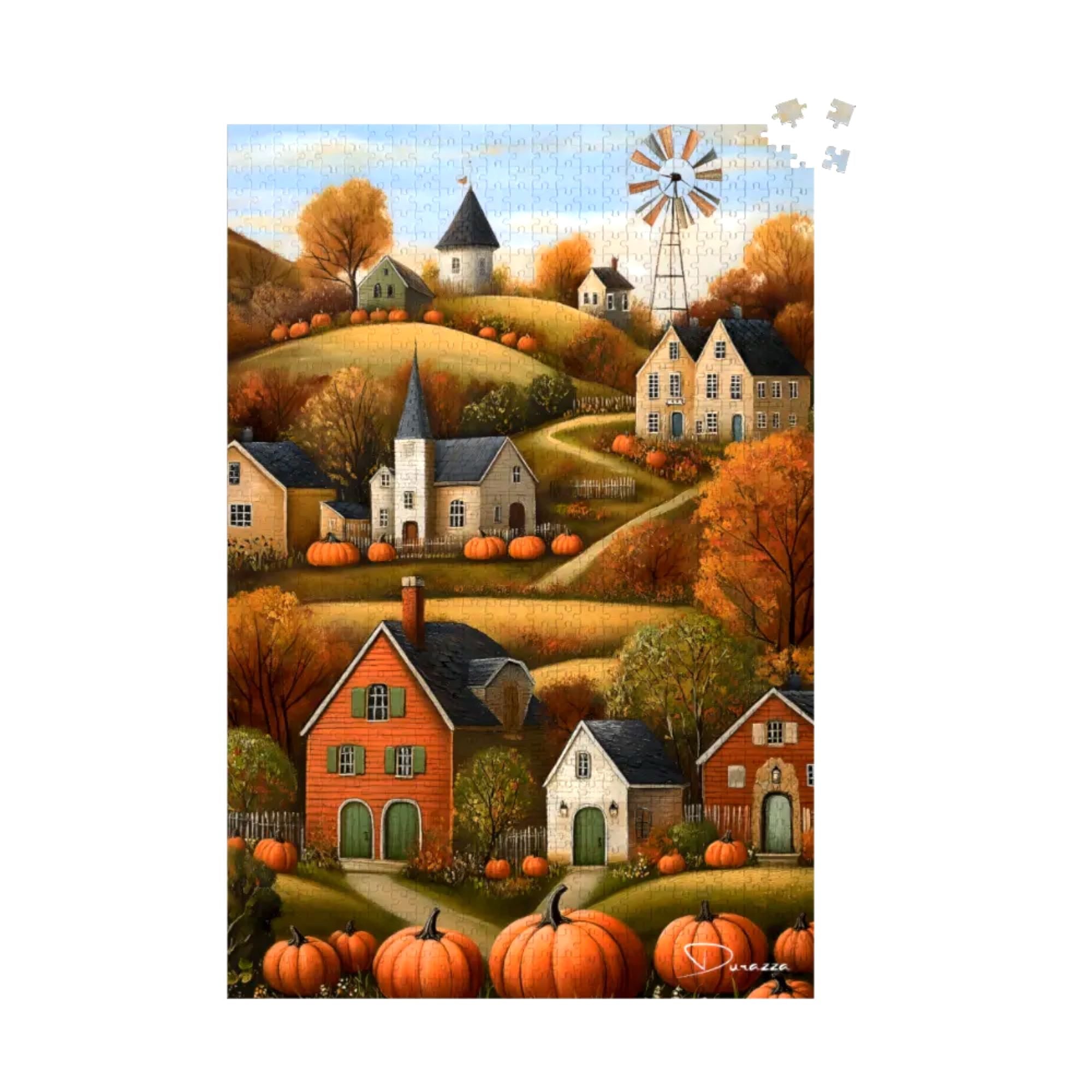 Fall Country Bliss Jigsaw Puzzle 500 or 1000 Piece