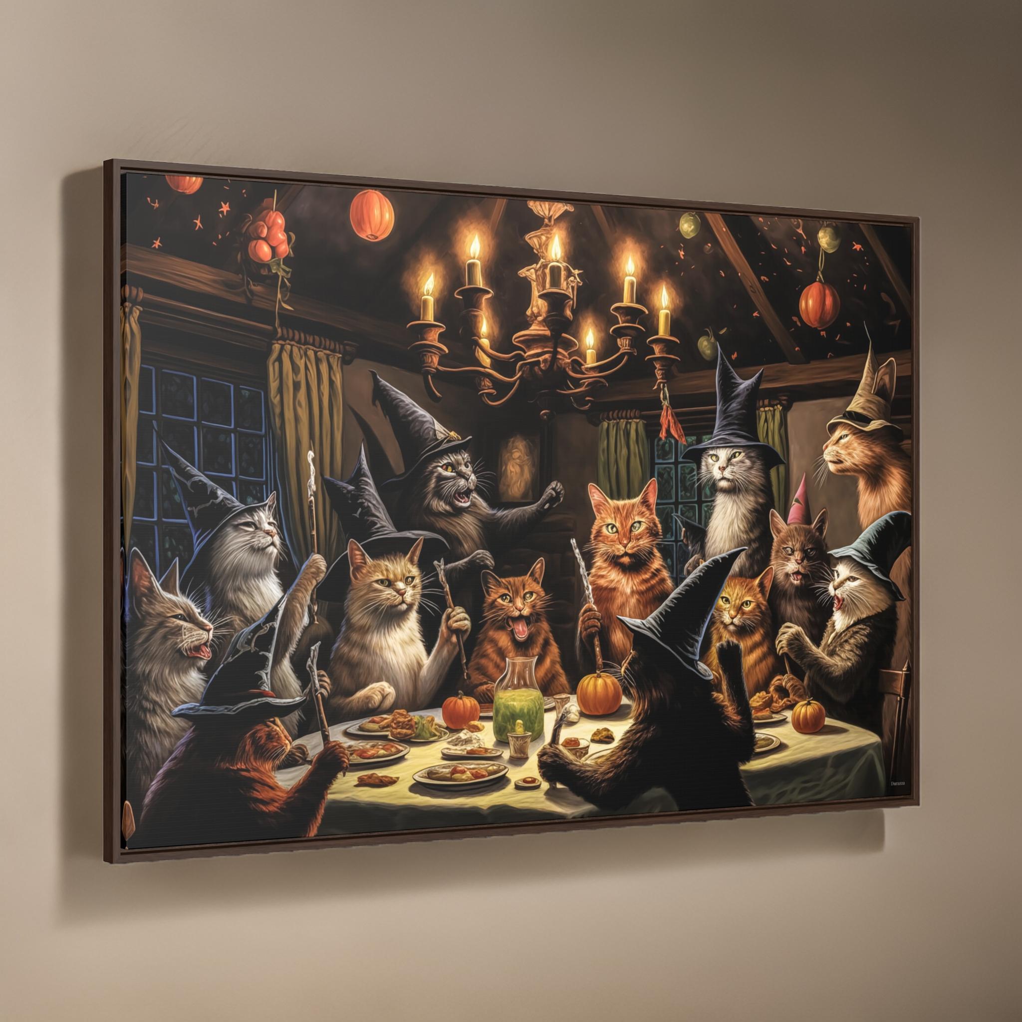 Feline Cat Fiesta Wall Art Print