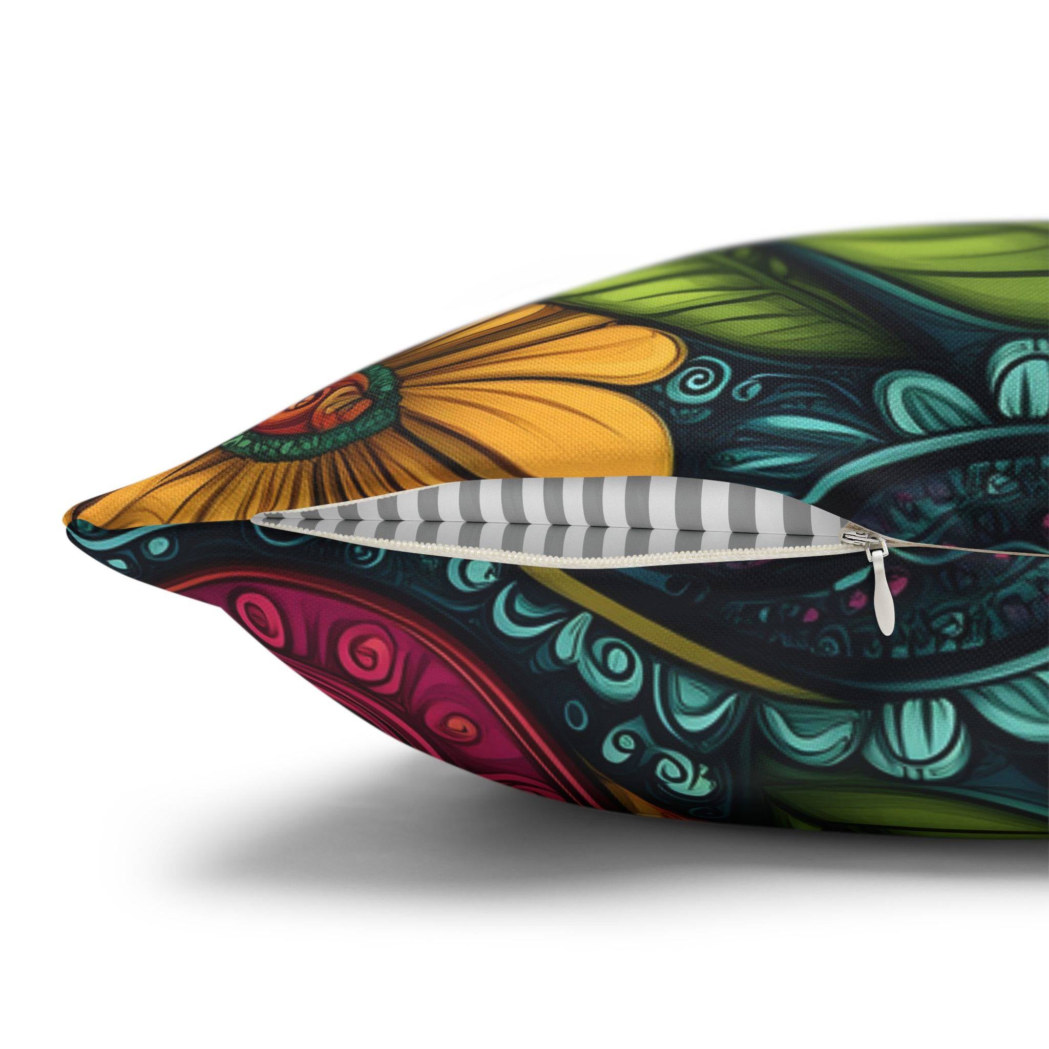 Paisley Throw Pillow: Eclectic Decor | Flower Frenzy