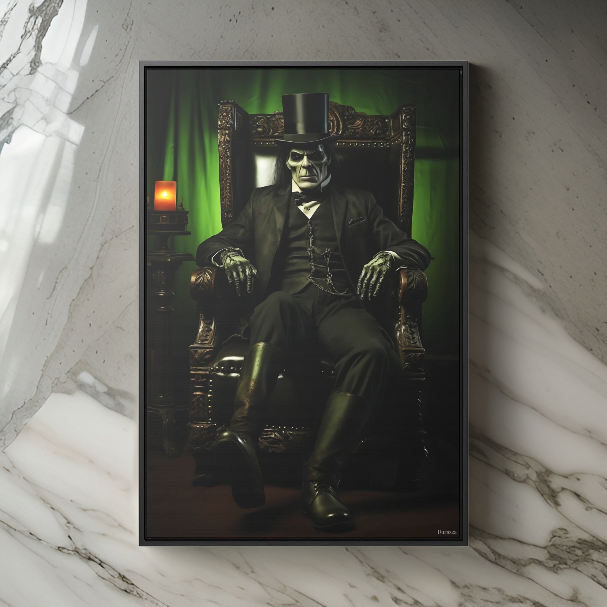 Frankensteins Gothic Parlor Framed Art Print
