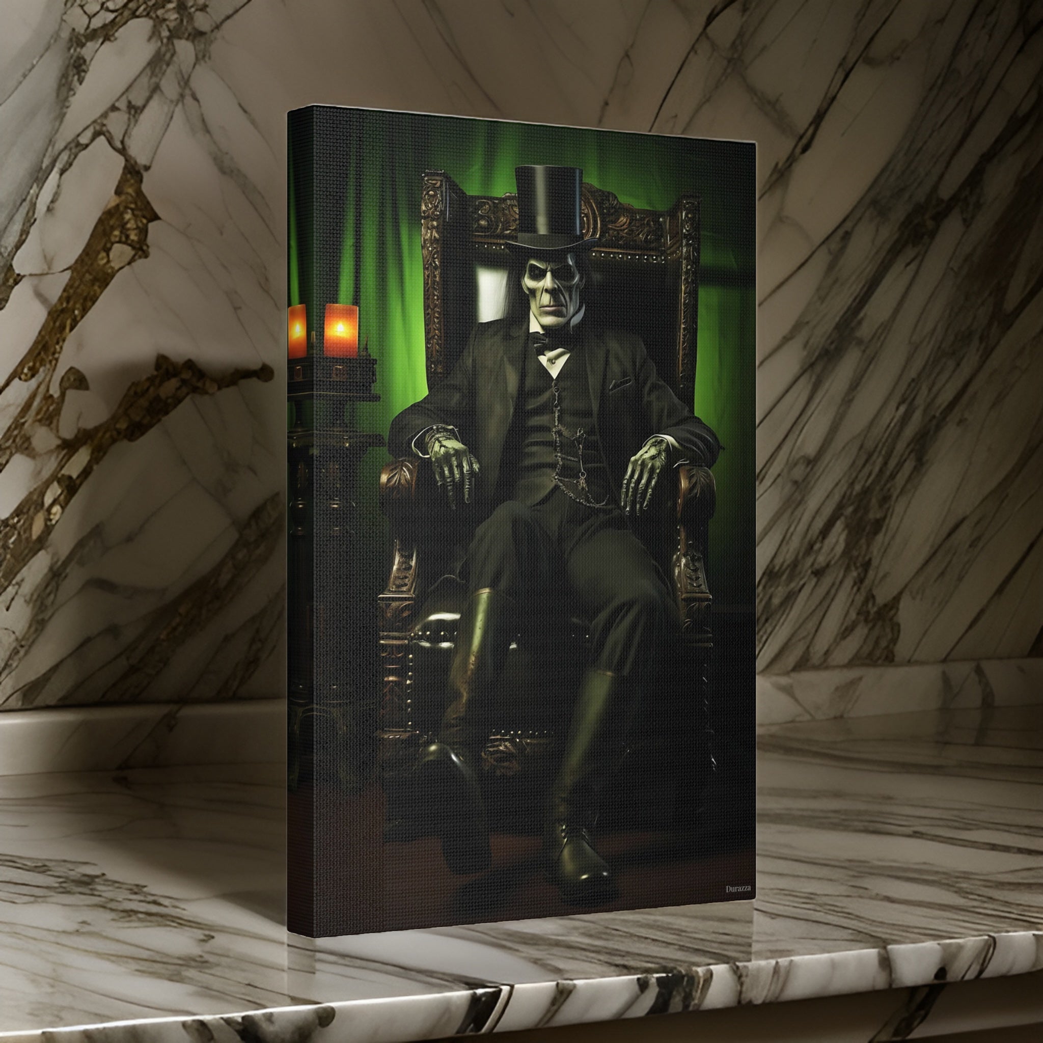 Frankensteins Gothic Parlor Framed Art Print