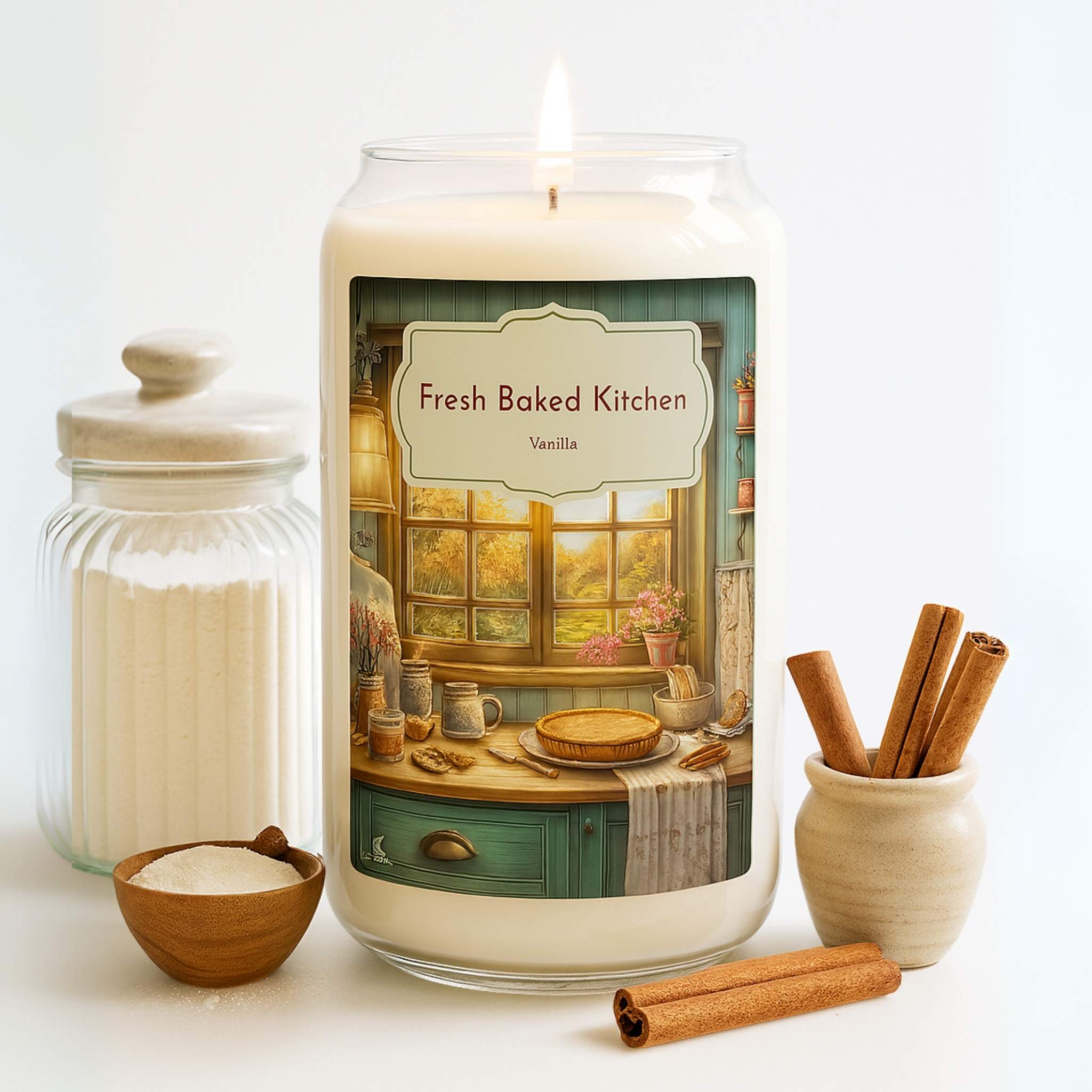 Vanilla Soy Candle – Home Bakery Scent | Fresh Baked Kitchen