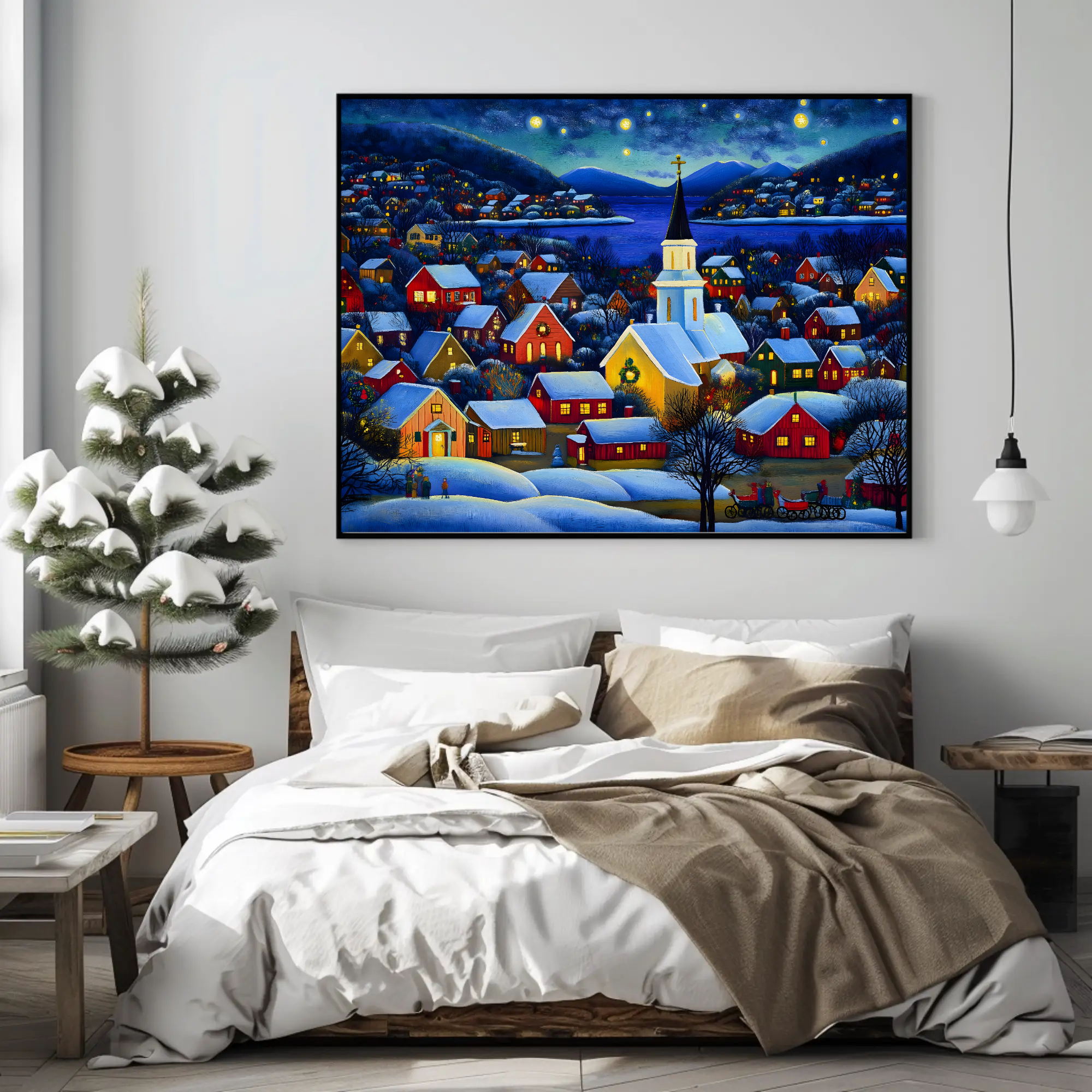 Frost Chapel Wall Art, Christmas Home Decor