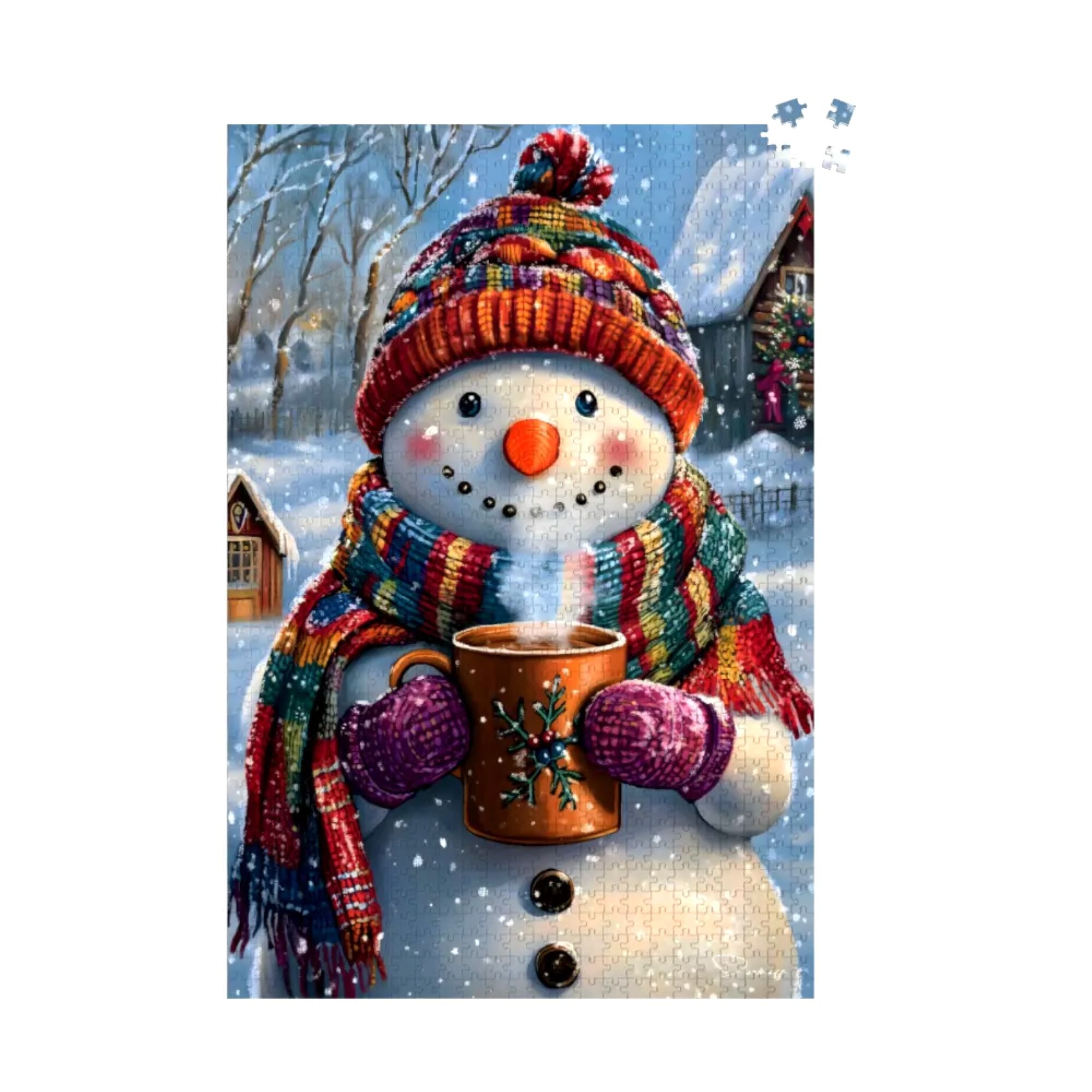 Frosty's Coffee Escape Jigsaw Puzzle 500 or 1000 Piece