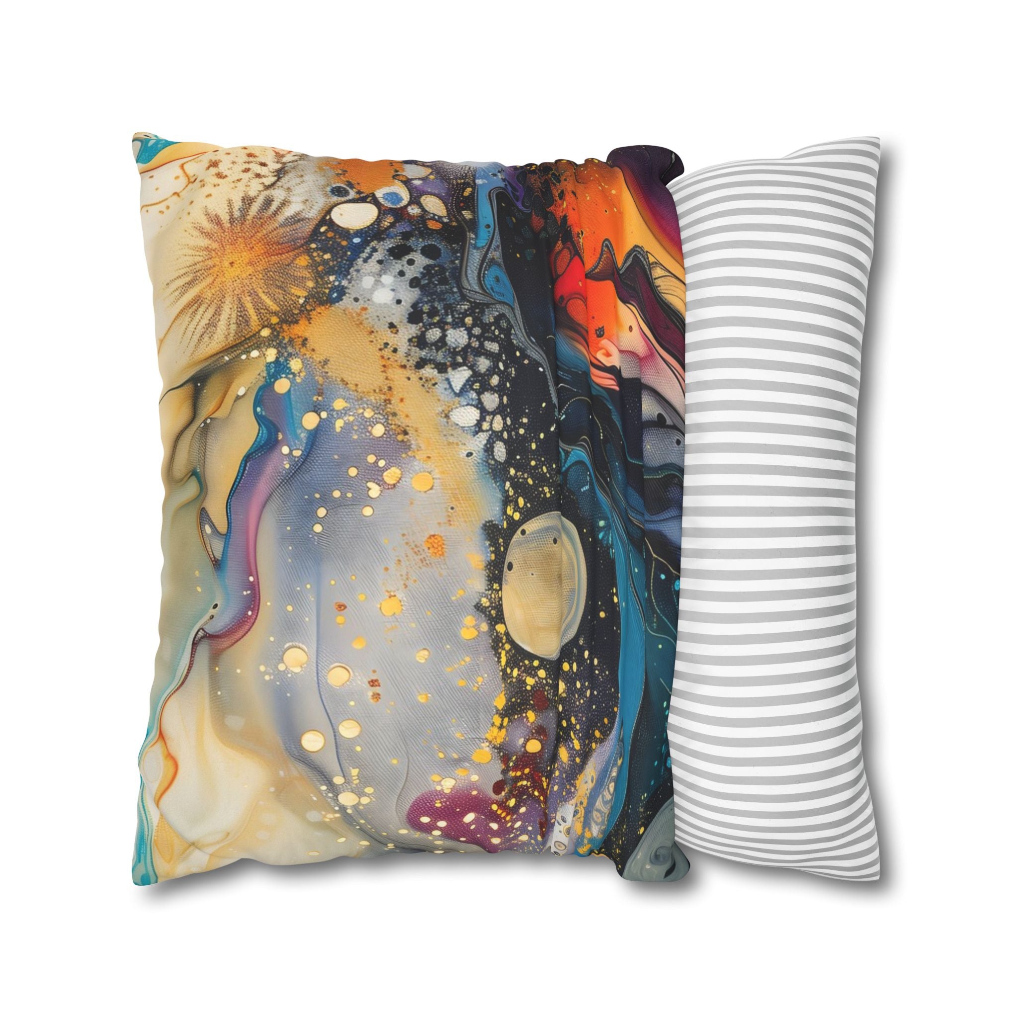 Galaxy Pillow – Colorful Cosmic Decor | Galaxy Splatter