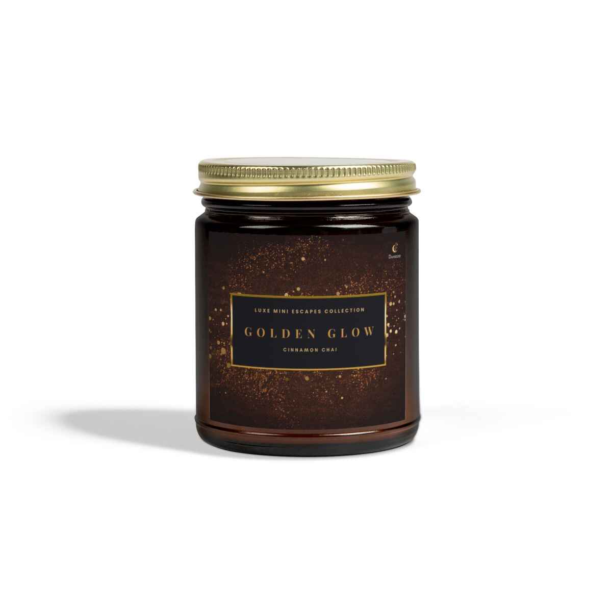 Cinnamon Scented Candle – 9 oz Coconut Apricot Wax | Golden Glow