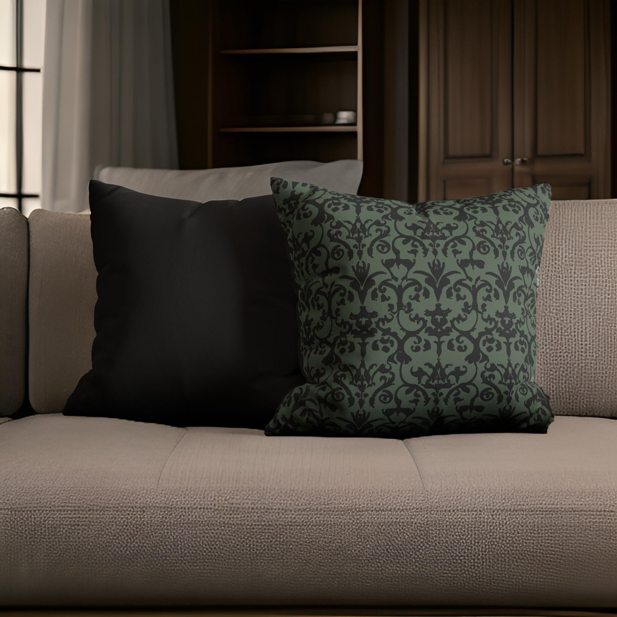 Damask Throw Pillow – Victorian Home Decor | Gothic Maze